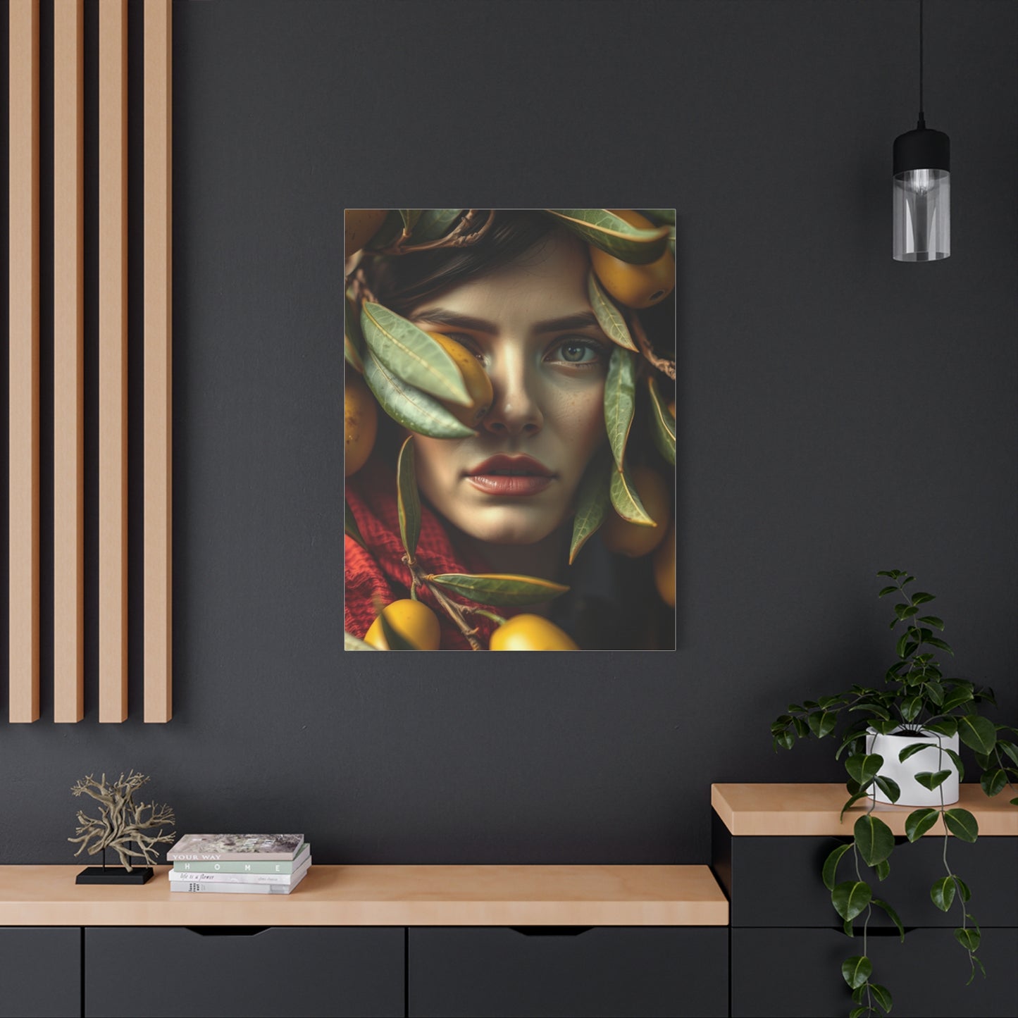 Verdant Elegance Canvas Wall Art & Canvas Print
