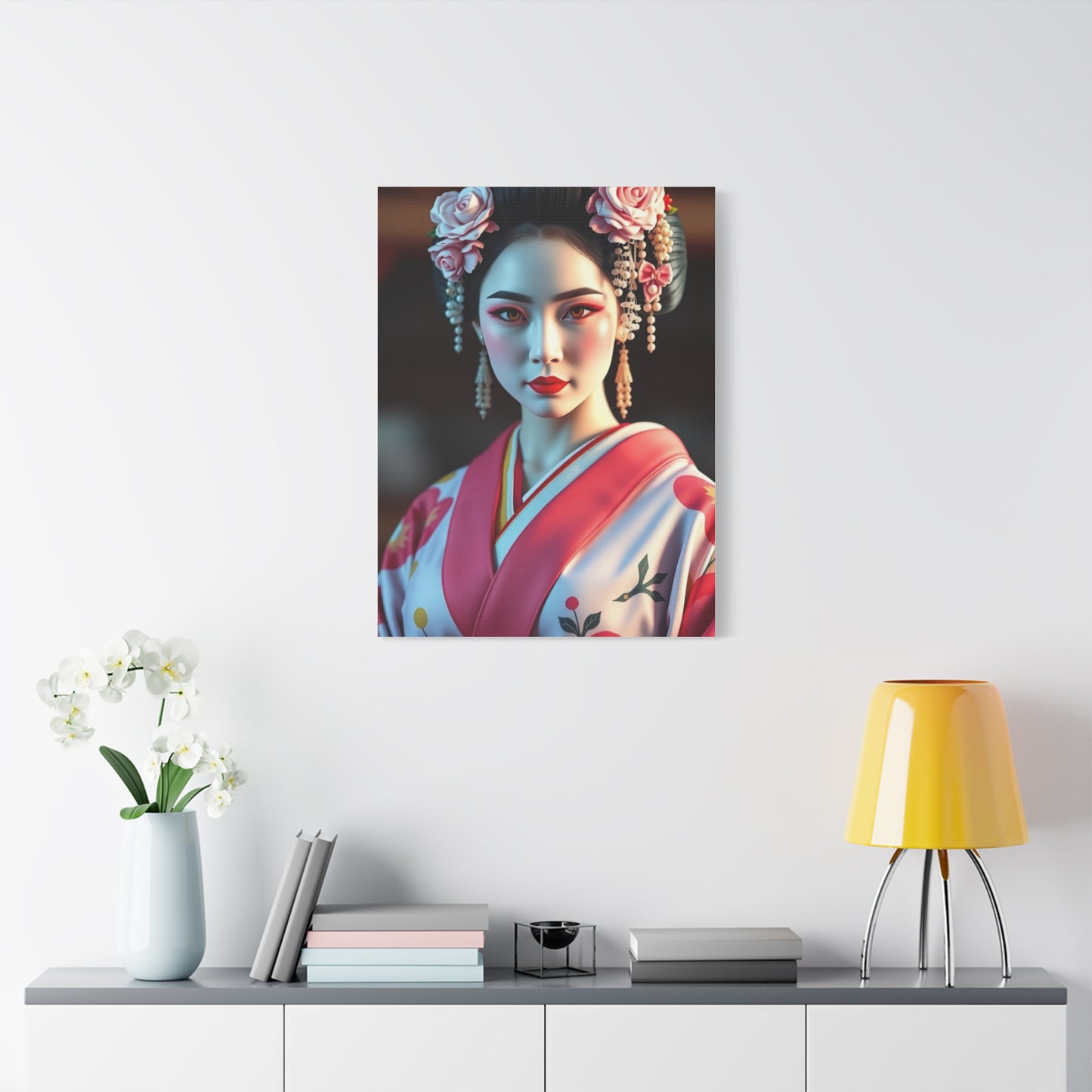 Geisha Art Canvas Art 3 Wall Art & Canvas Print