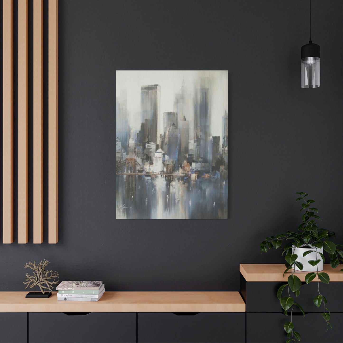 City Grey Wall Art & Canvas Prints