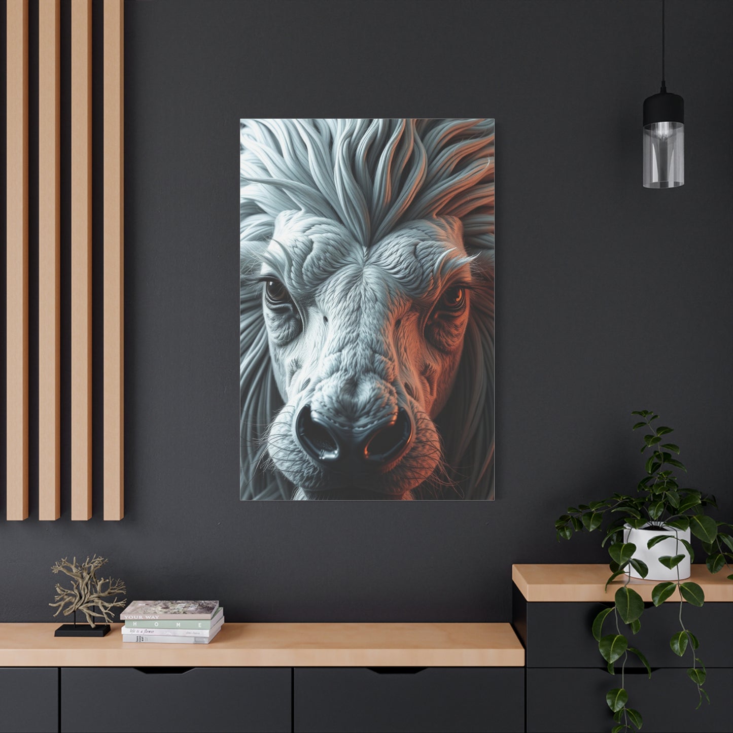 Gray & White Art Canvas Art 2 Wall Art & Canvas Print