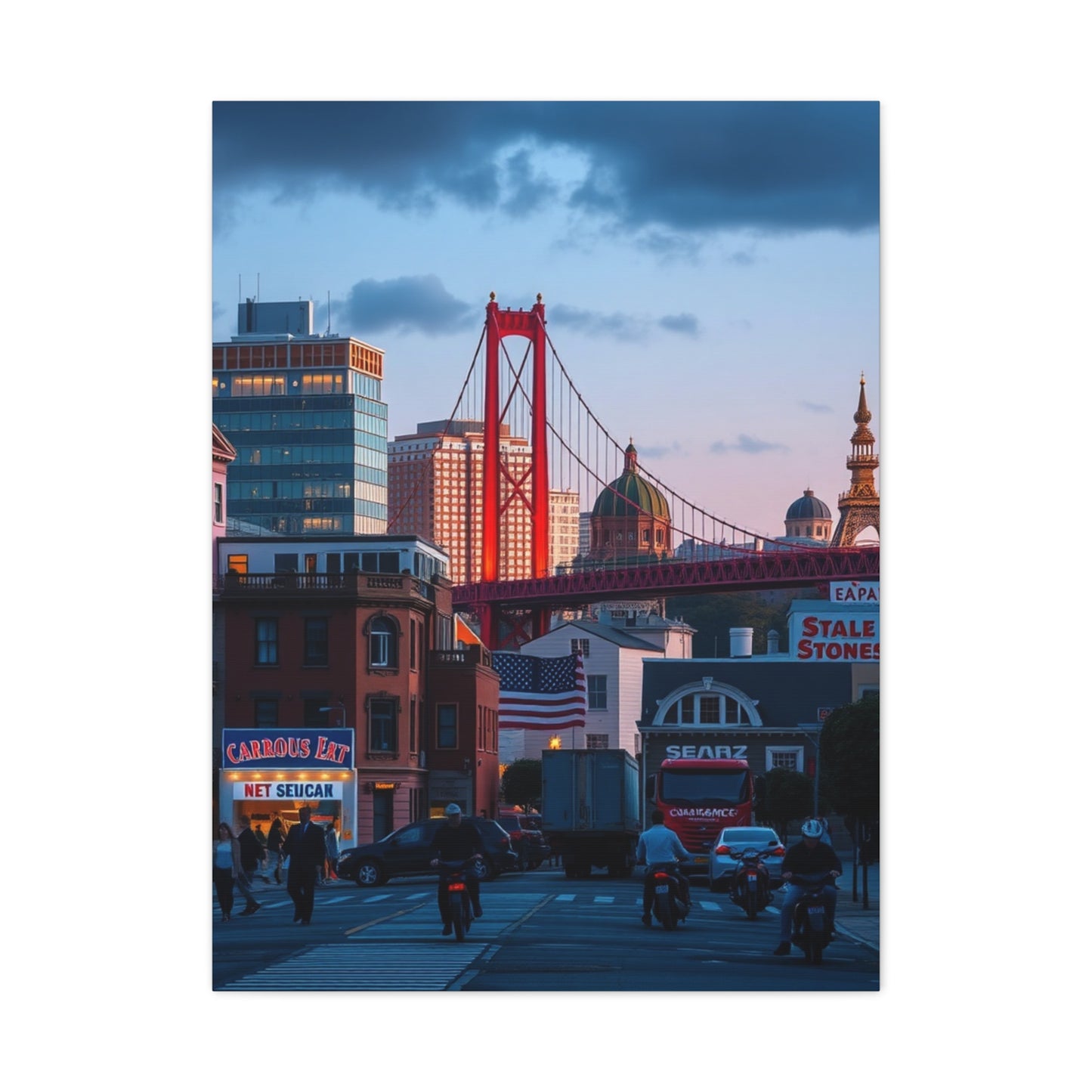 San Francisco Art Canvas Art 6 Wall Art & Canvas Print