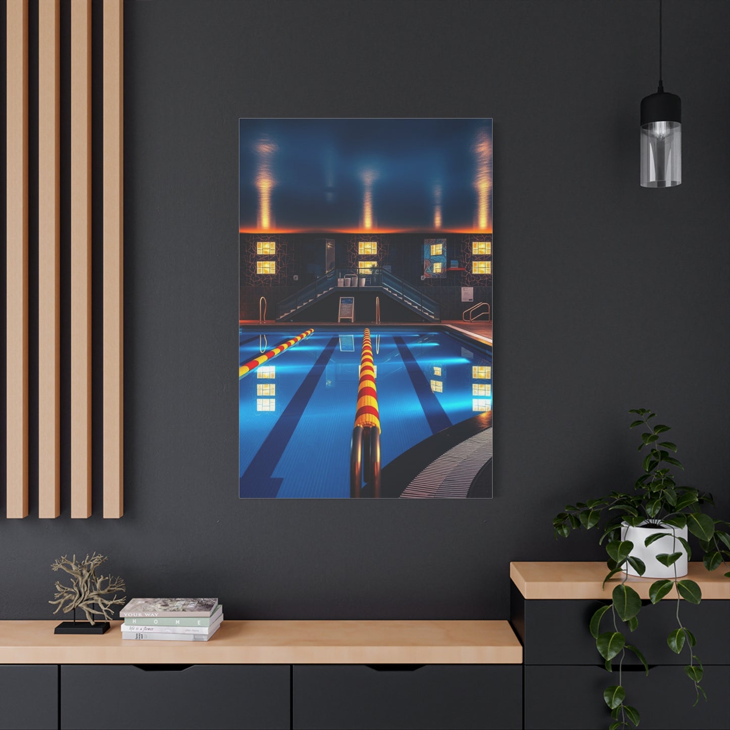 Supreme Swimming Pool Art Beautiful Collection Wall Art & Canvas Print