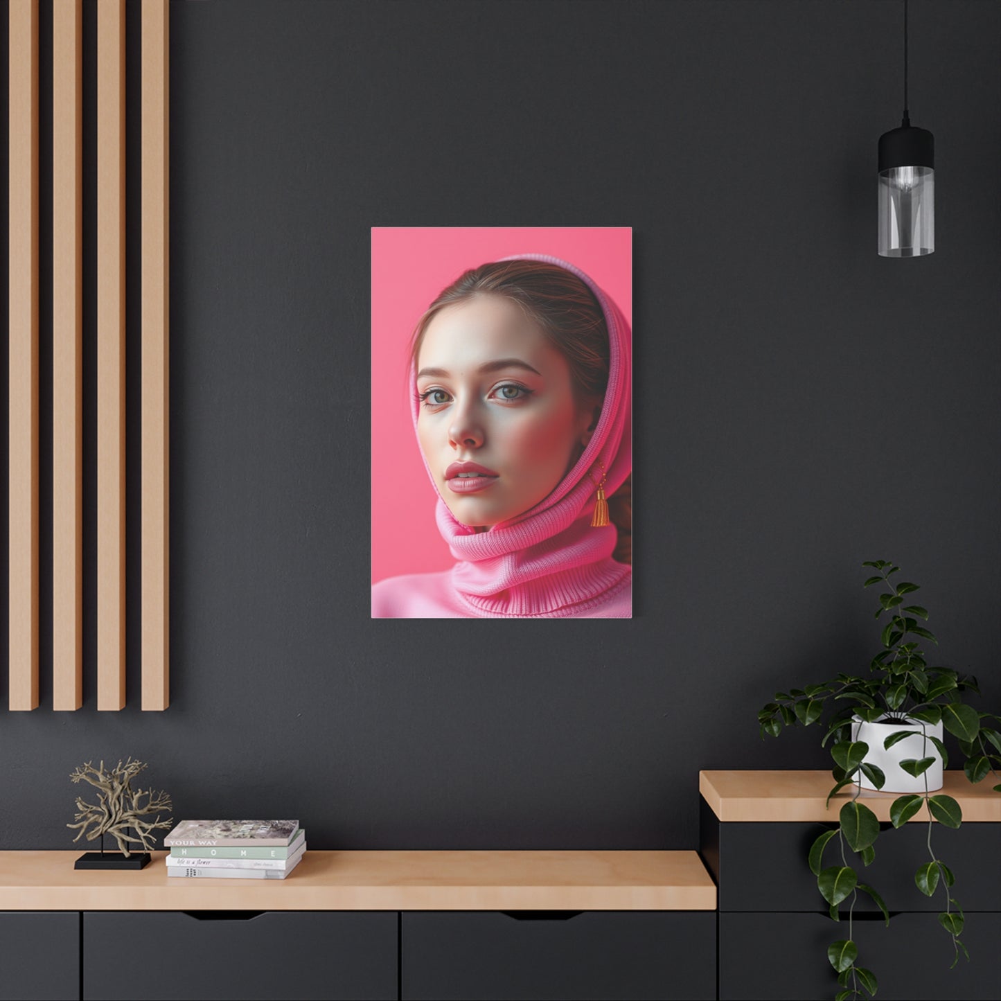 Pink Art Premium Canvas 19 Wall Art & Canvas Print