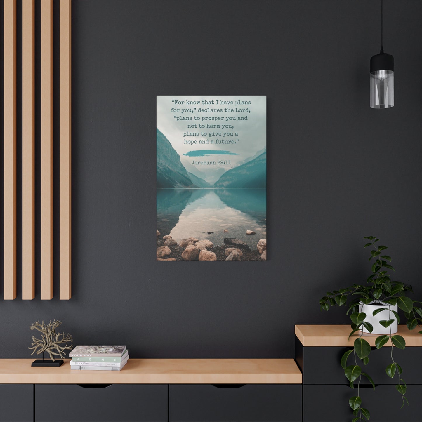 Jeremiah 29:11 Quote Poster Wall Art & Canvas Prints