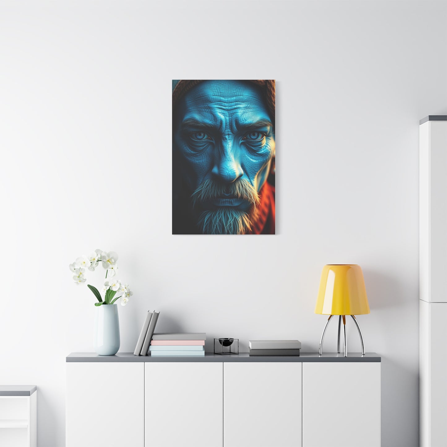 Navy Reverie Artwork Wall Art & Canvas Print