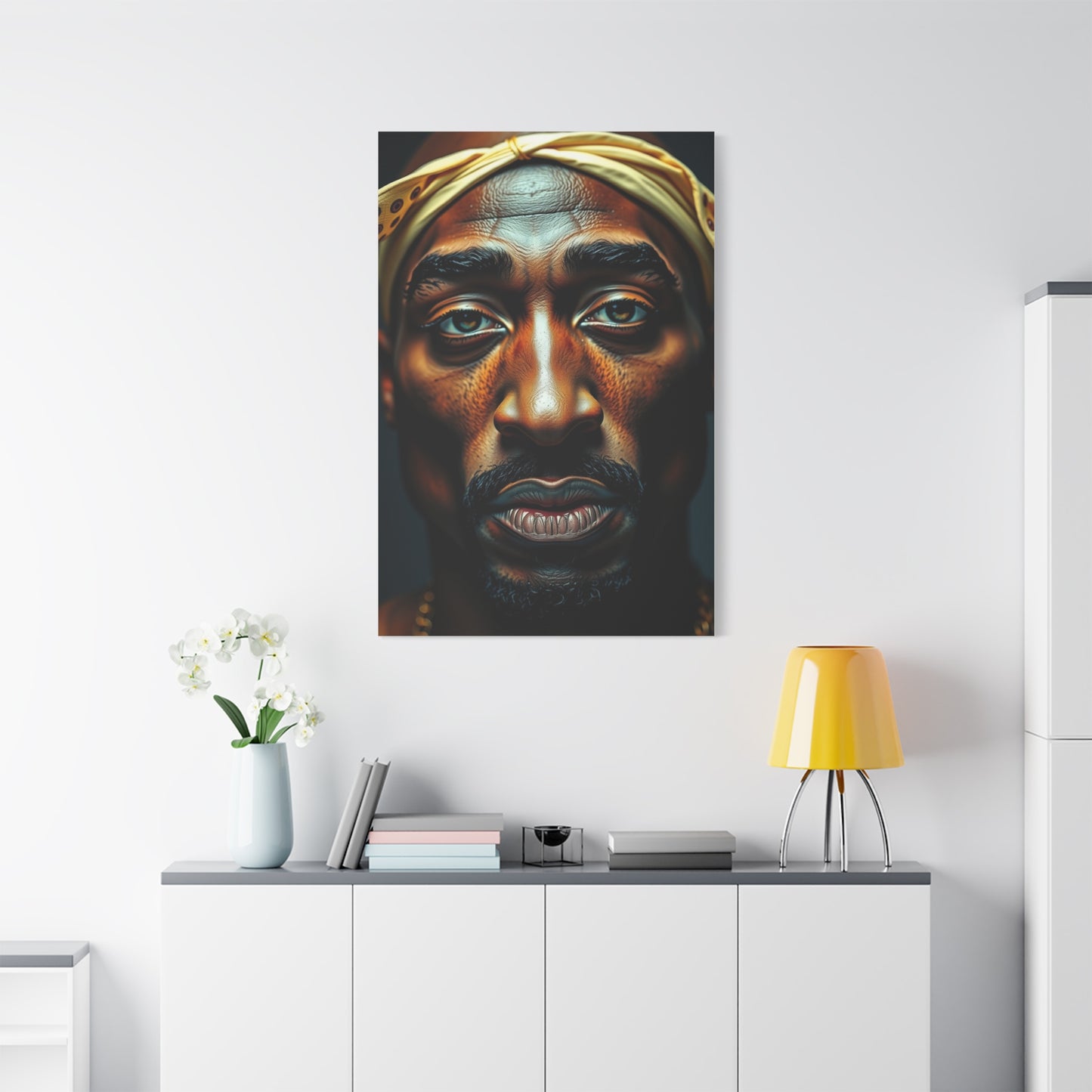 Gilded Hip-Hop Icon Wall Art & Canvas Print