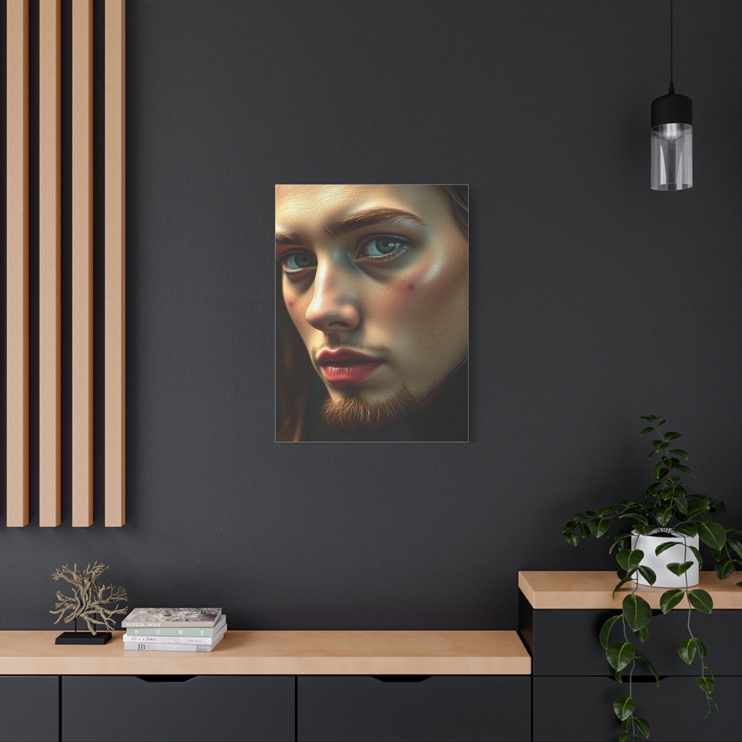 Luminous Brushstroke Masterpiece