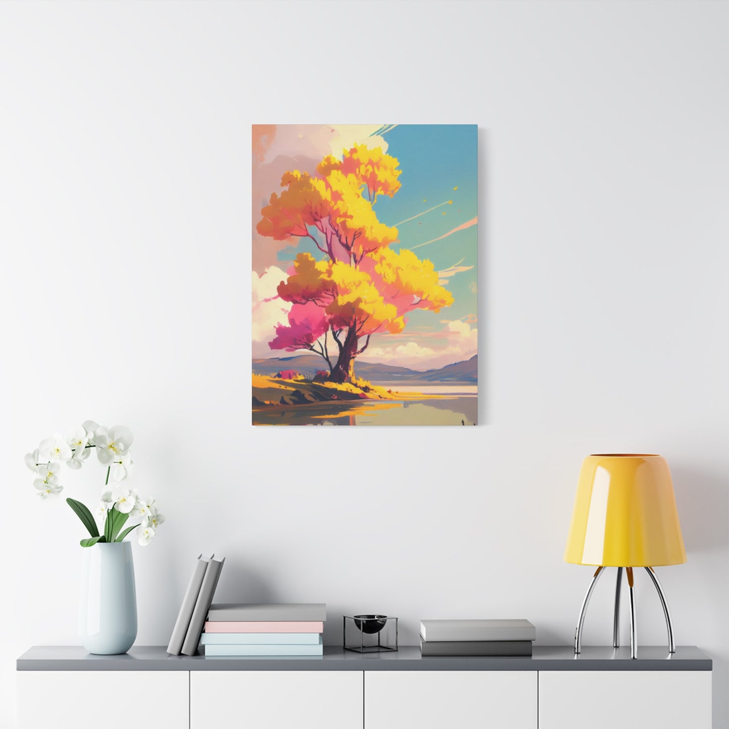 Yellow Lush Tree Wall Art & Canvas Prints