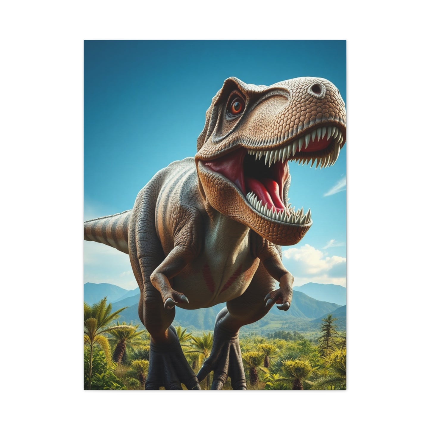 Tyrannosaurus Rex Art Canvas Art 4 Wall Art & Canvas Print
