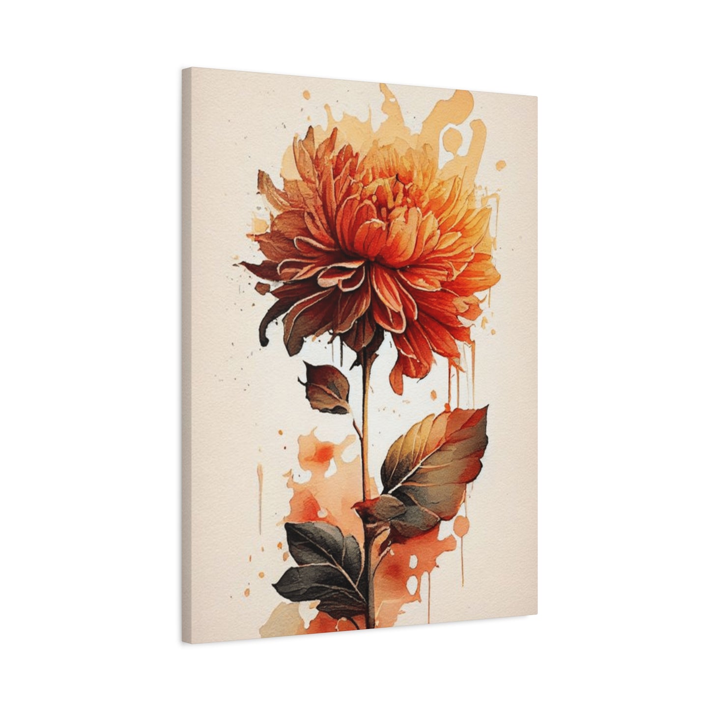 Orange Flower Wall Art & Canvas Prints