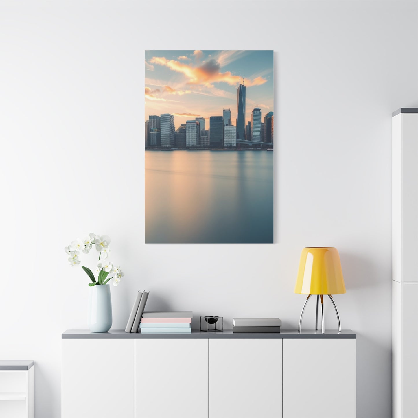 Chicago Skylines Art Canvas Art 9 Wall Art & Canvas Print
