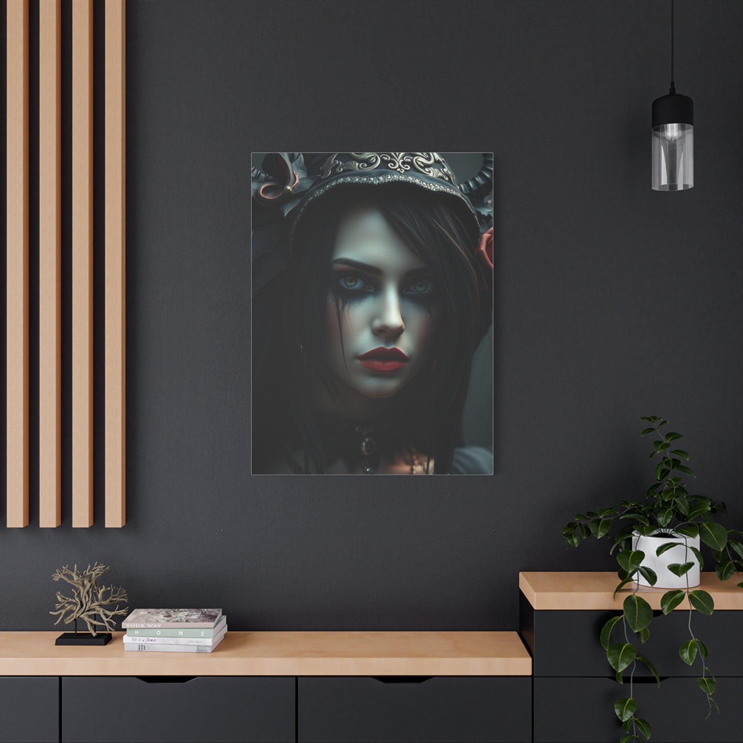 Shadowed Reverie Canvas wall art & canvas print