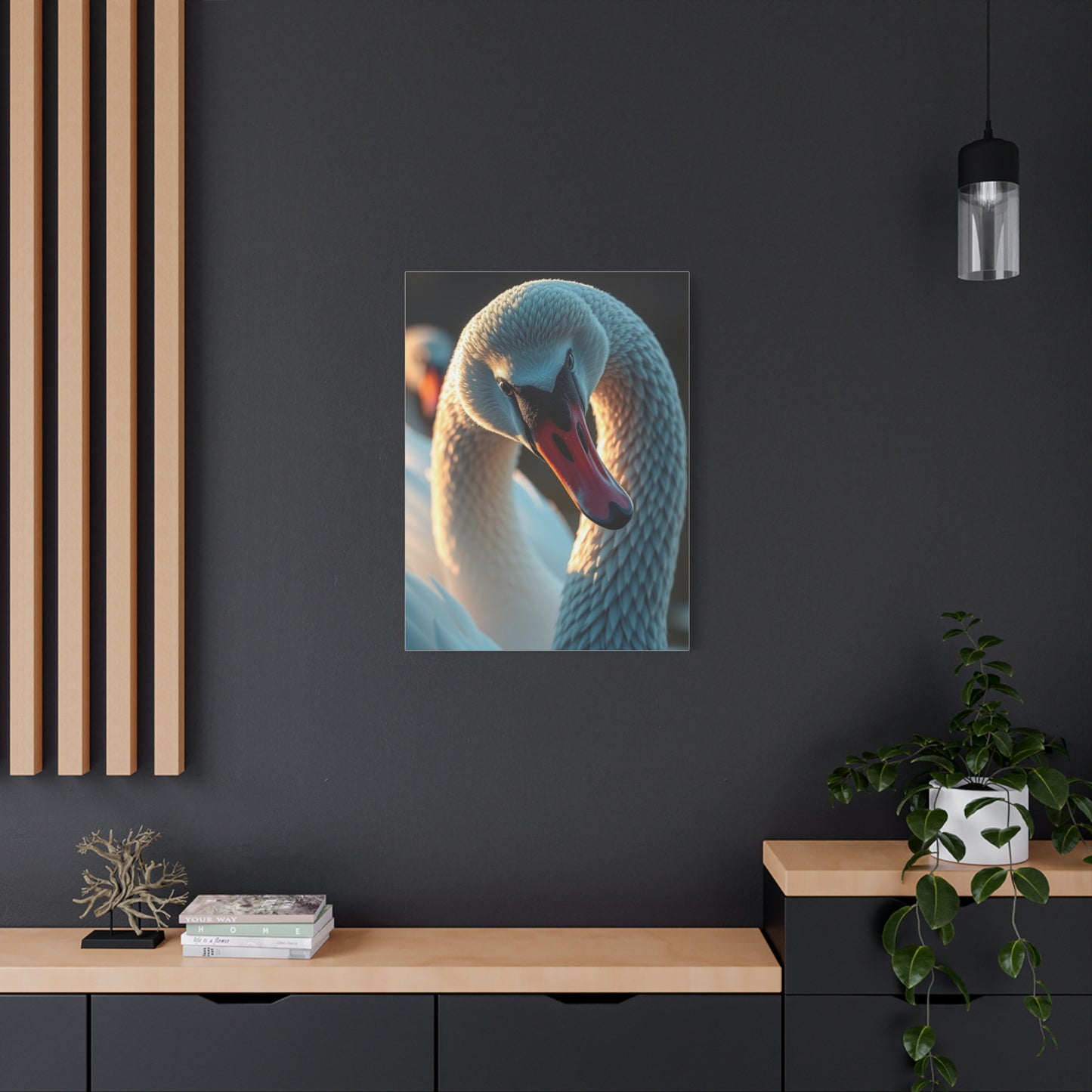 Swan Art Canvas Art 7 Wall Art & Canvas Print