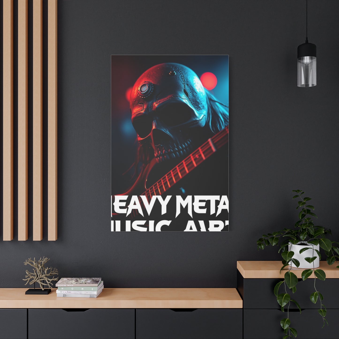 Vision Heavy Metal Music Art Art Wall Art & Canvas Print