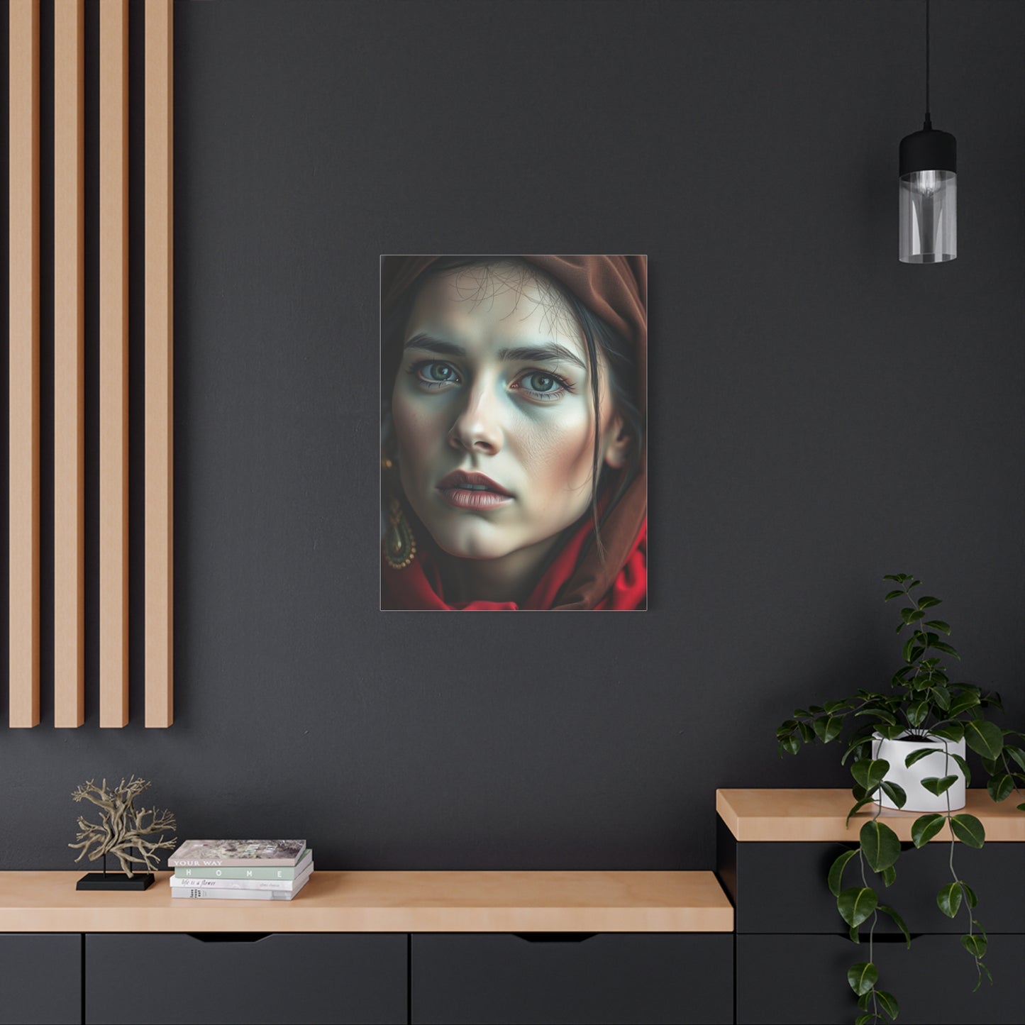 Monochrome Elegance Canvas Wall Art & Canvas Print