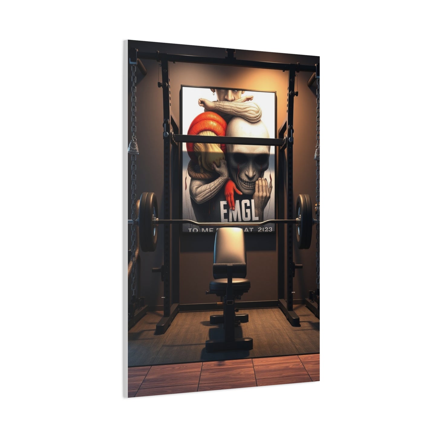 Refined Gym Inspiration Art Wall Art & Canvas Print
