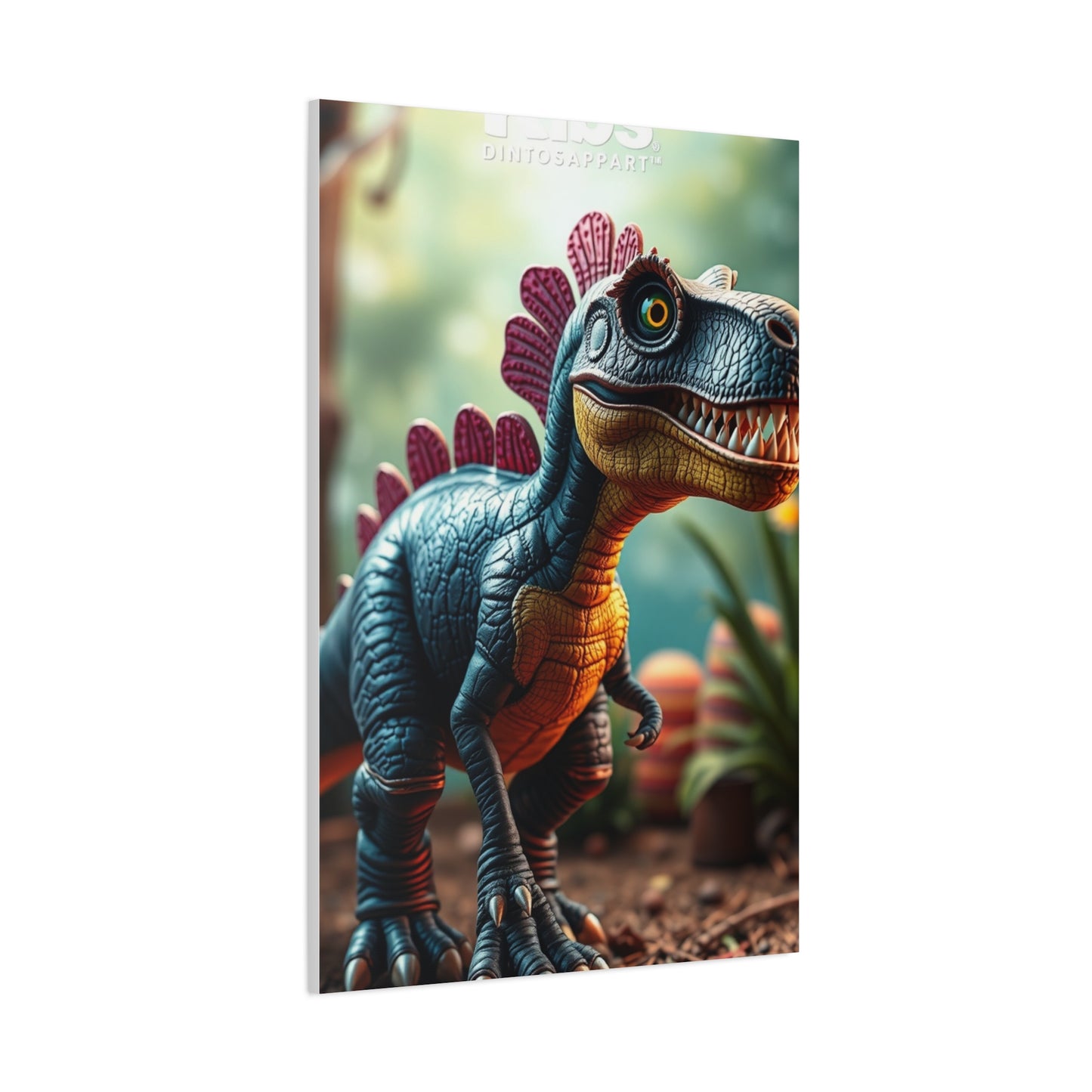 Kid’s Dinosaur Art Canvas Art 4 Wall Art & Canvas Print
