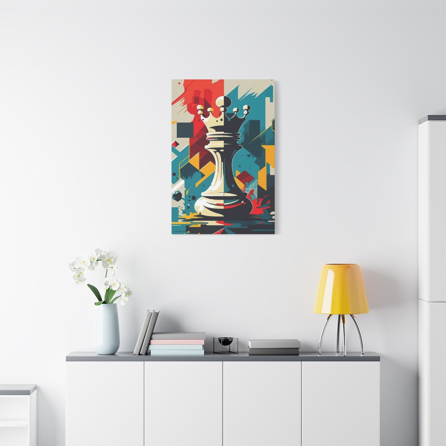 Abstract Chess Piece Wall Art & Canvas Prints