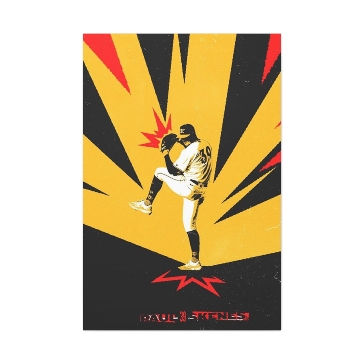 Baseball Game Play Poster Wall Art & Canvas Prints