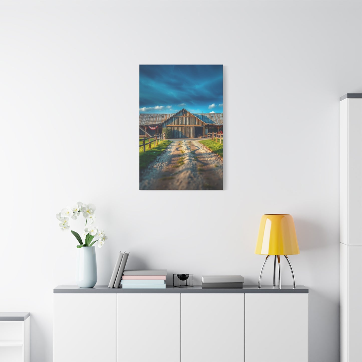Classic Barnscape Exposition Wall Art & Canvas Print
