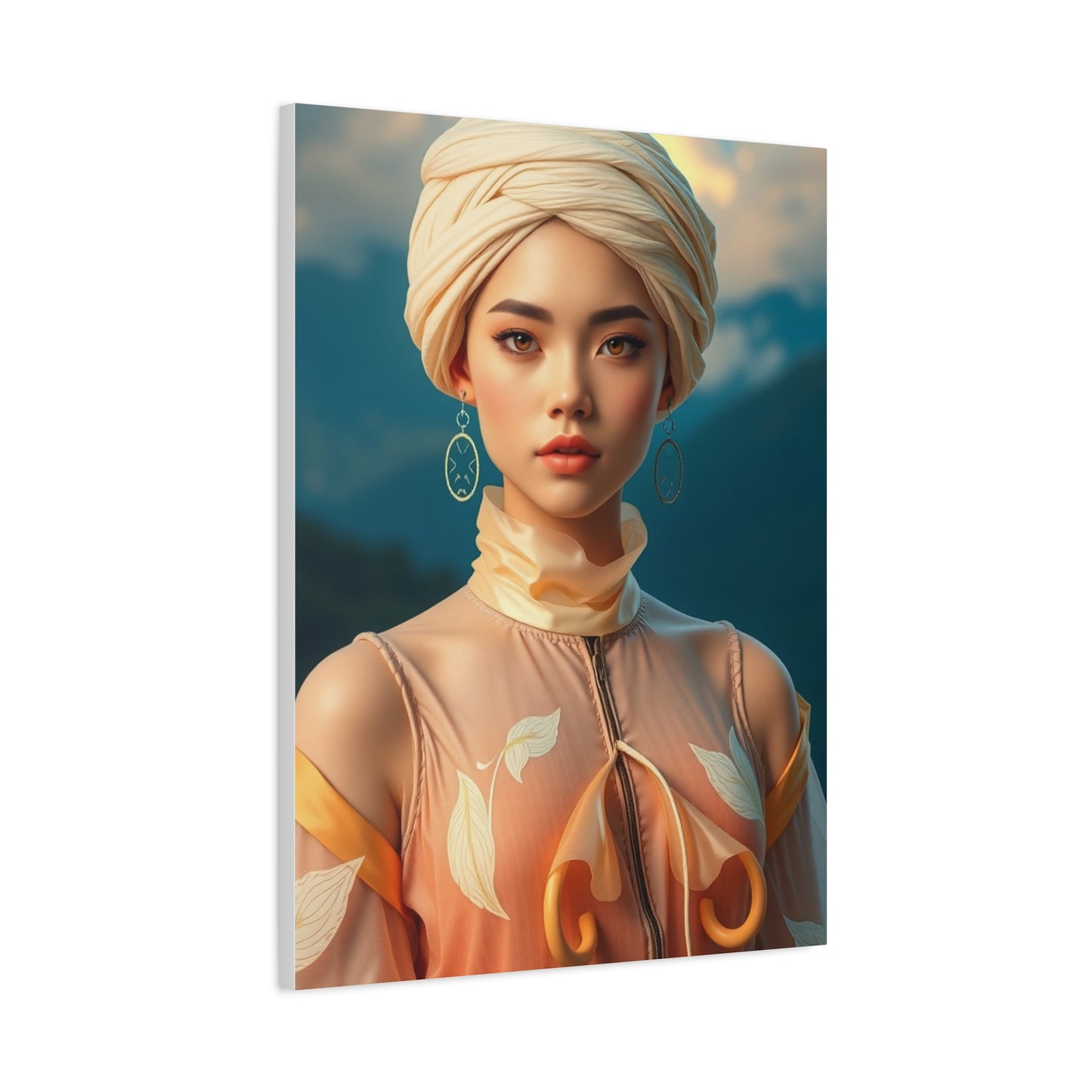 Opulent Leafscape Display Wall Art & Canvas Print