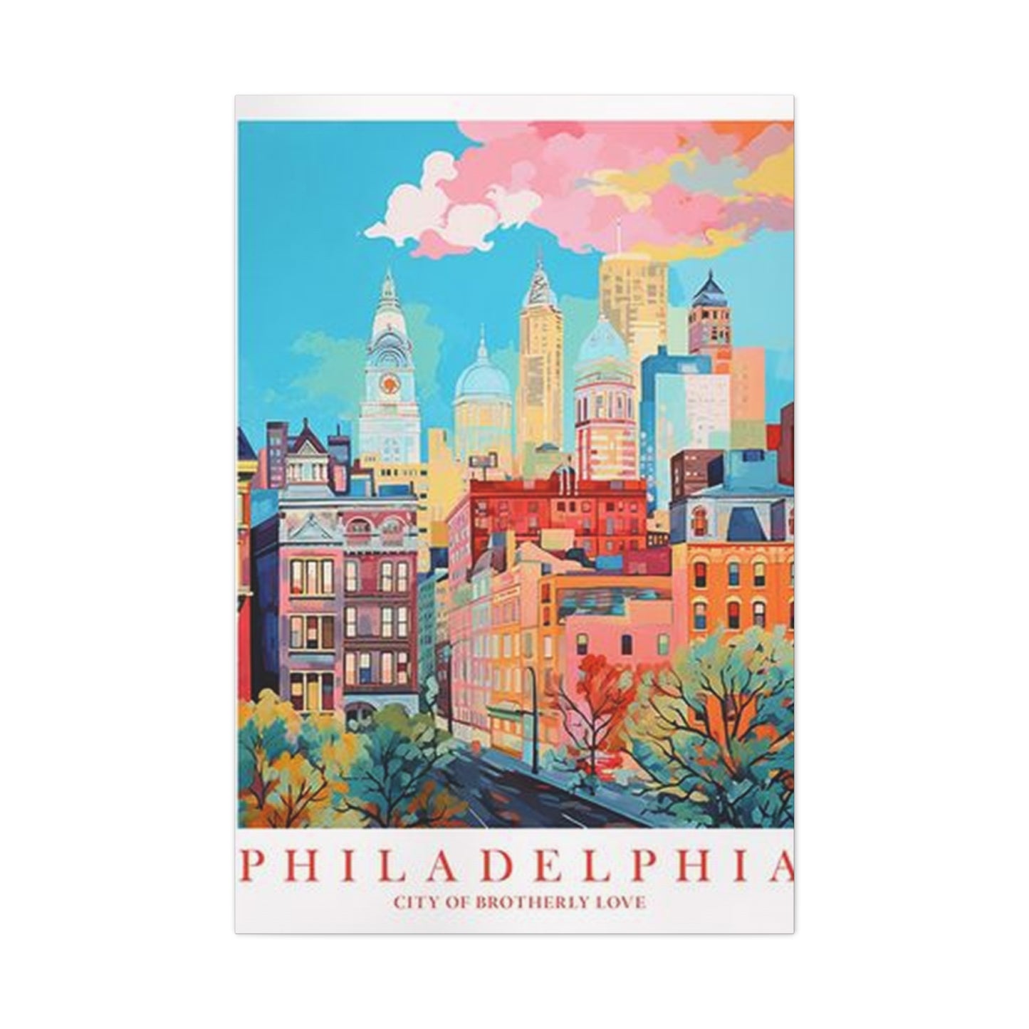 City Of Brotherly Love Philadelphia Wall Art & Canvas Prints