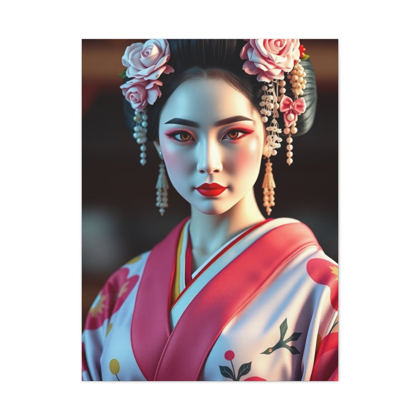 Geisha Art Canvas Art 3 Wall Art & Canvas Print