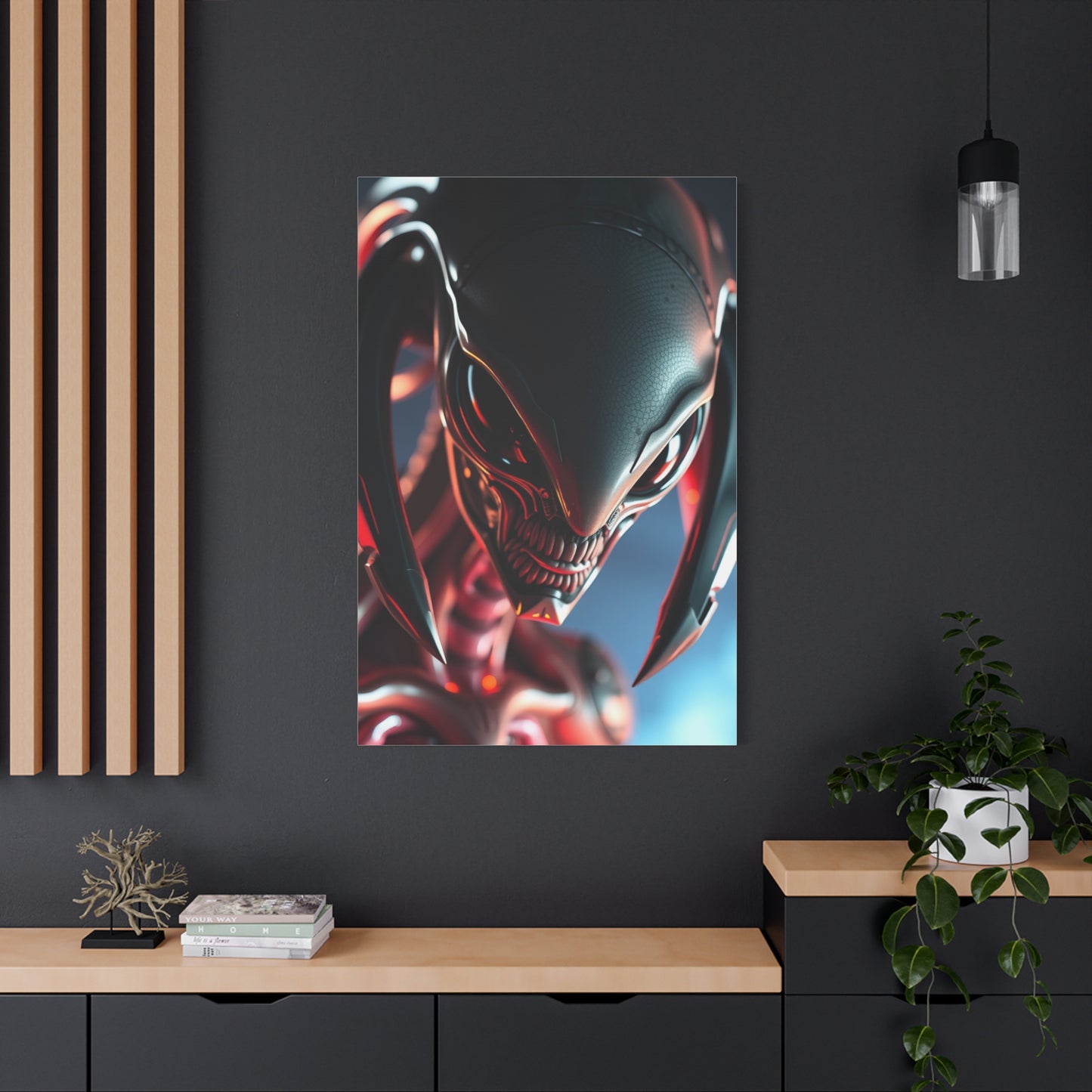 Masterpiece Alien Art Vision Wall Art & Canvas Print