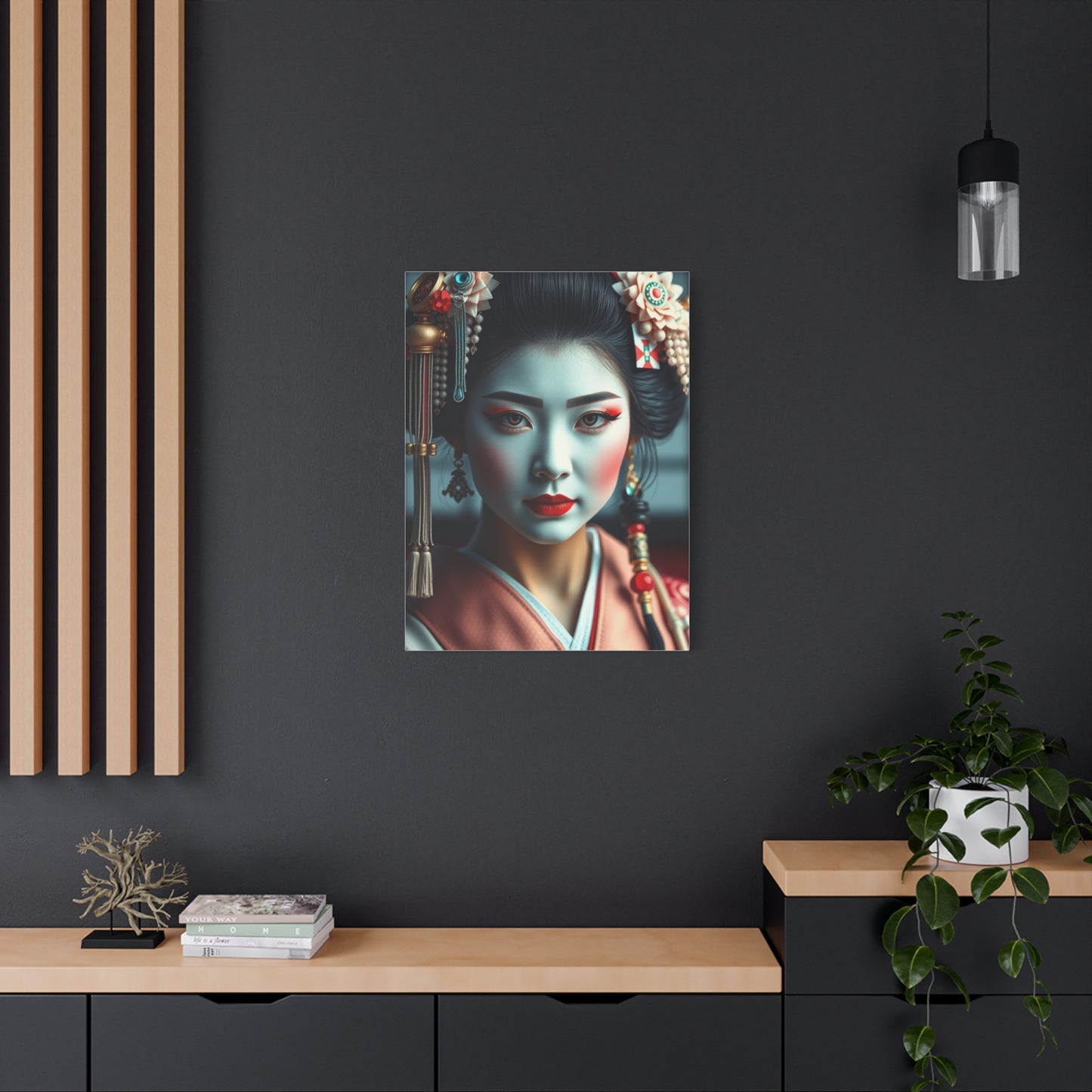 Geisha Art Canvas Art 4 Wall Art & Canvas Print