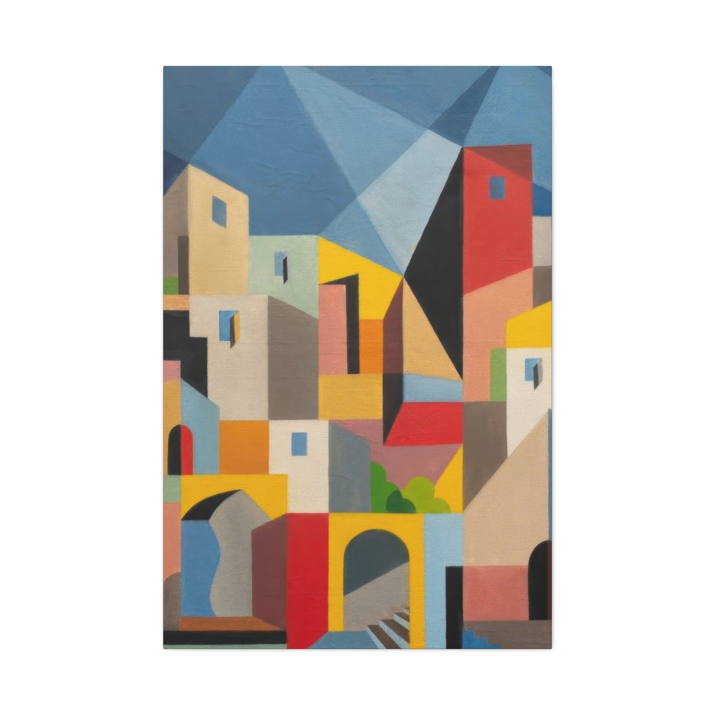 Cityscape Cubism Wall Art & Canvas Prints