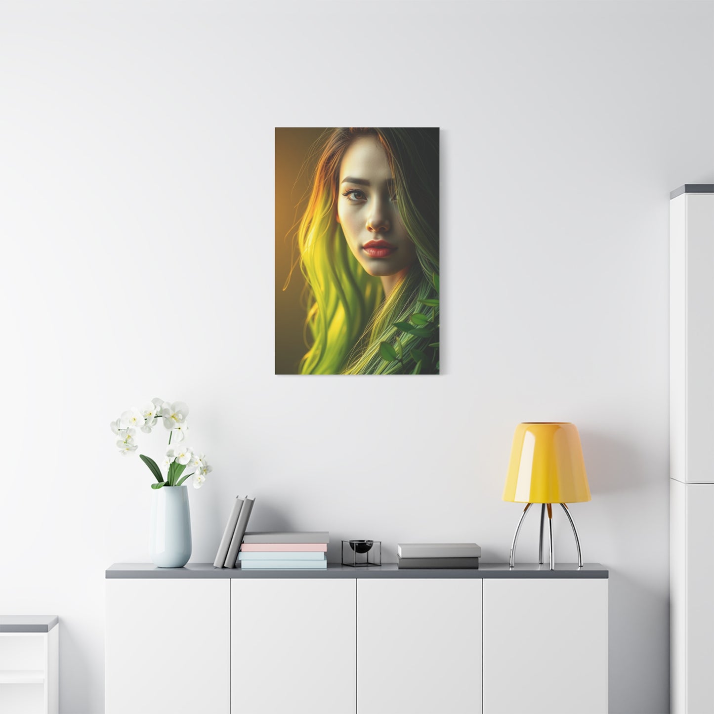 Olive Harmony Canvas Wall Art & Canvas Print