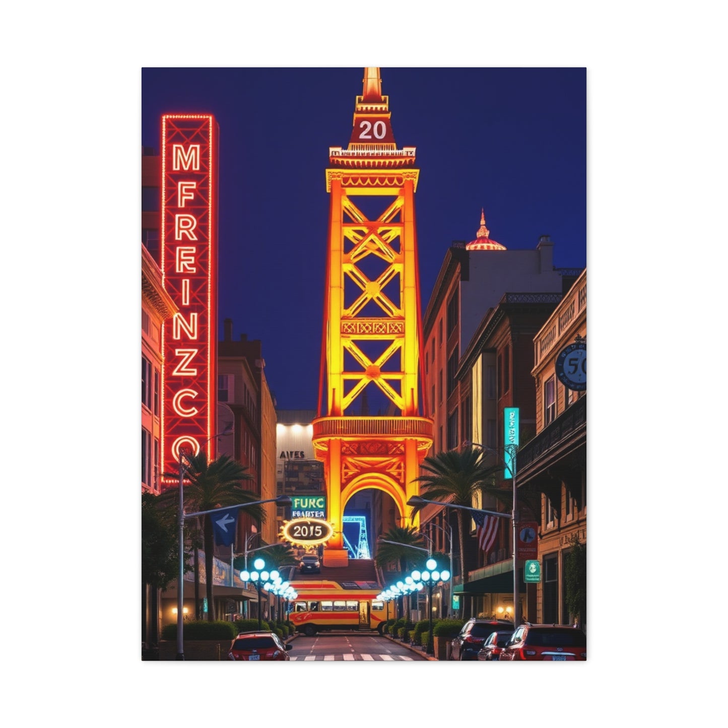 San Francisco Art Canvas Art 4 Wall Art & Canvas Print
