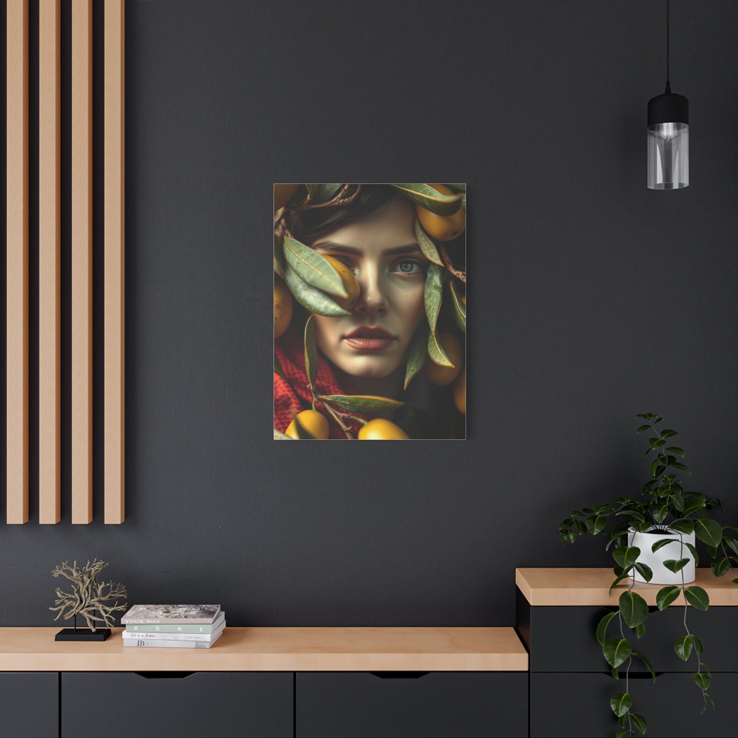 Verdant Elegance Canvas Wall Art & Canvas Print