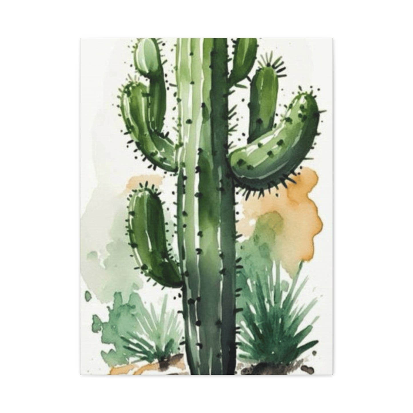 Solo Cactus Painting Wall Art & Canvas Prints
