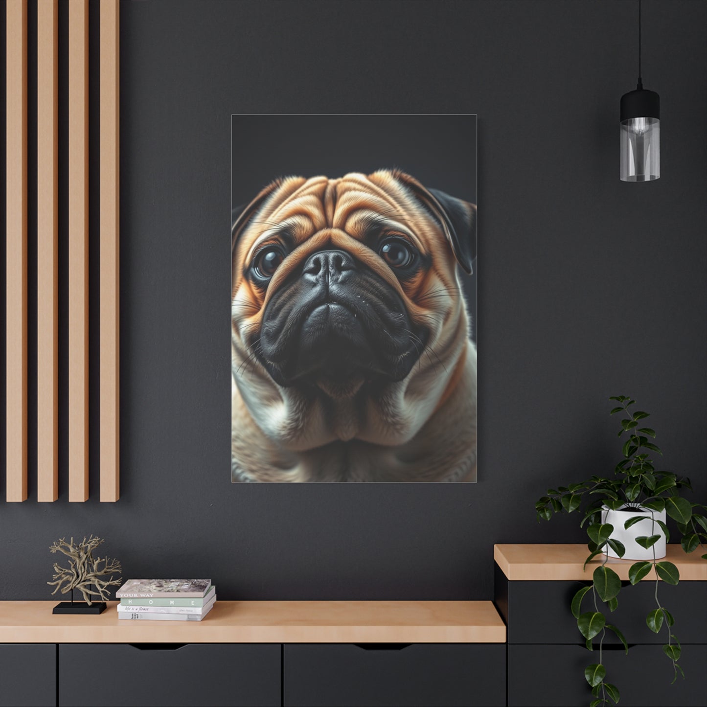 Supreme Pug Art Beautiful Collection Wall Art & Canvas Print