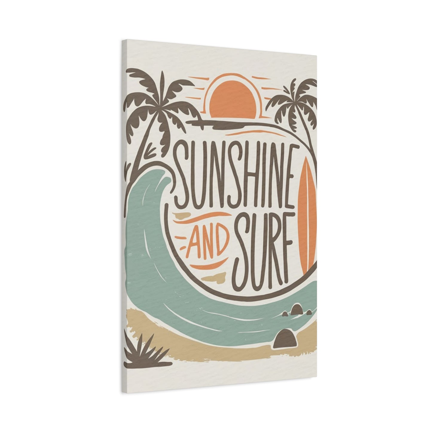 Sunshine And Surf Painting Wall Art & Canvas Prints