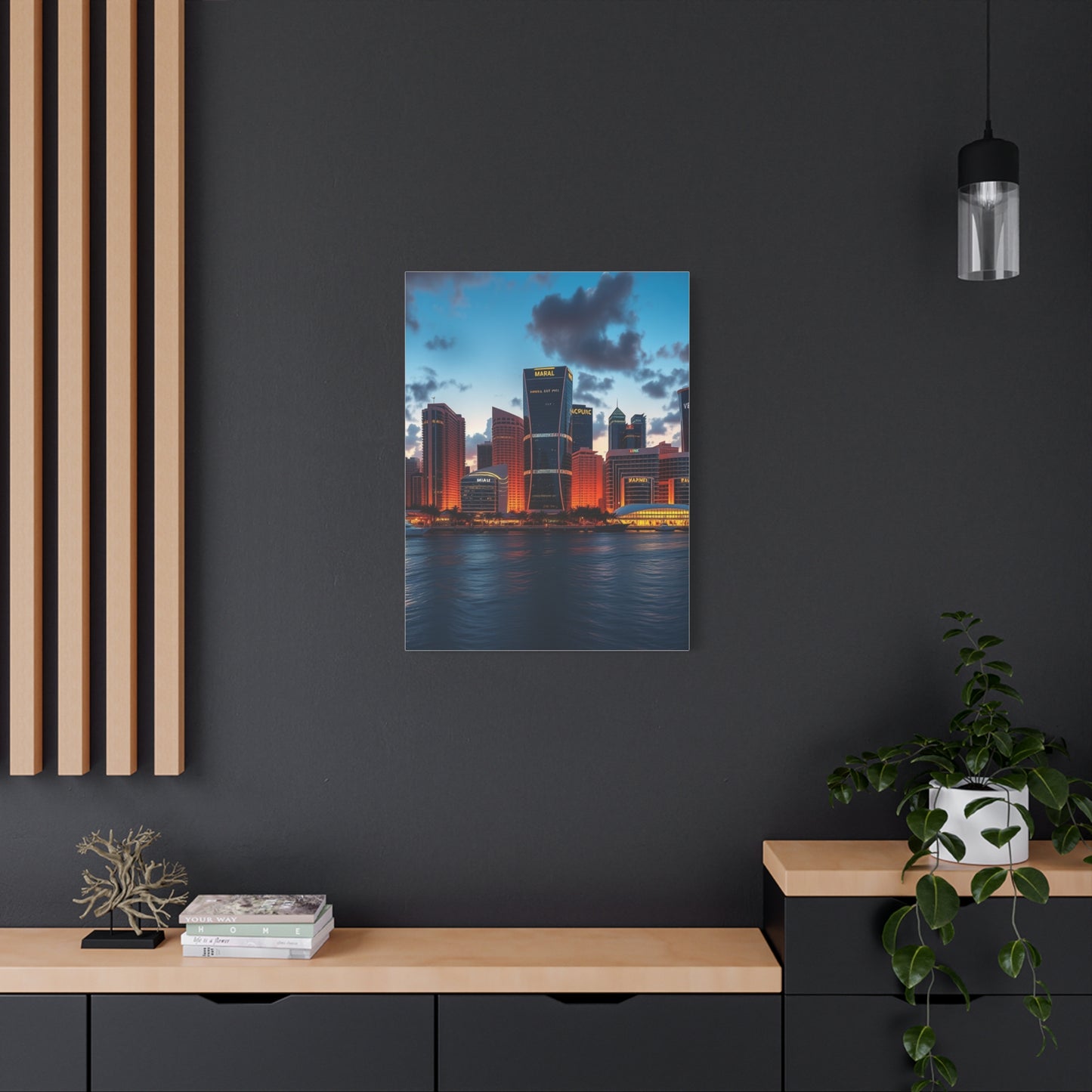 Opulent Skyline Silhouette Art Wall Art & Canvas Print