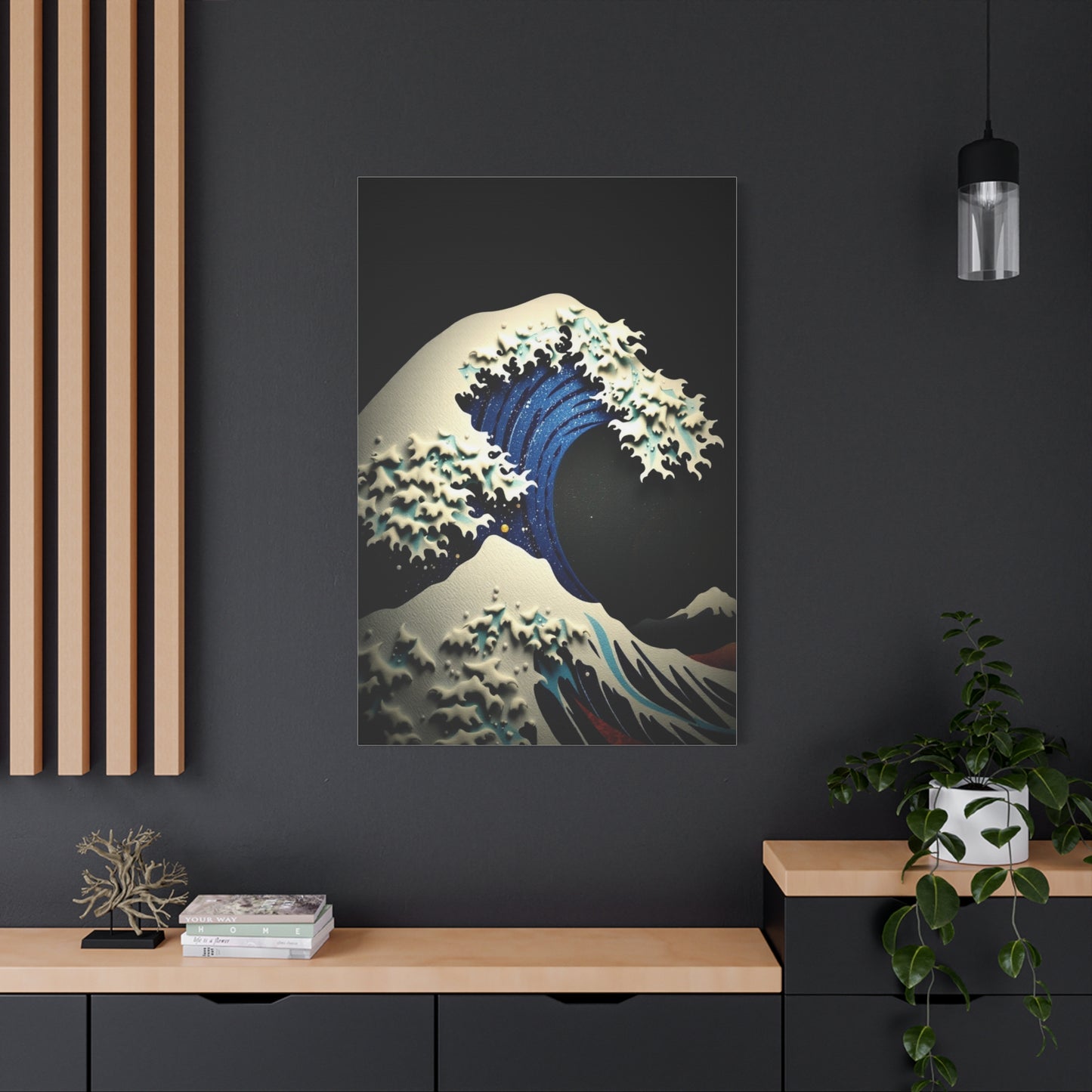 Hokusais Tranquil Waterscape Wall Art & Canvas Print