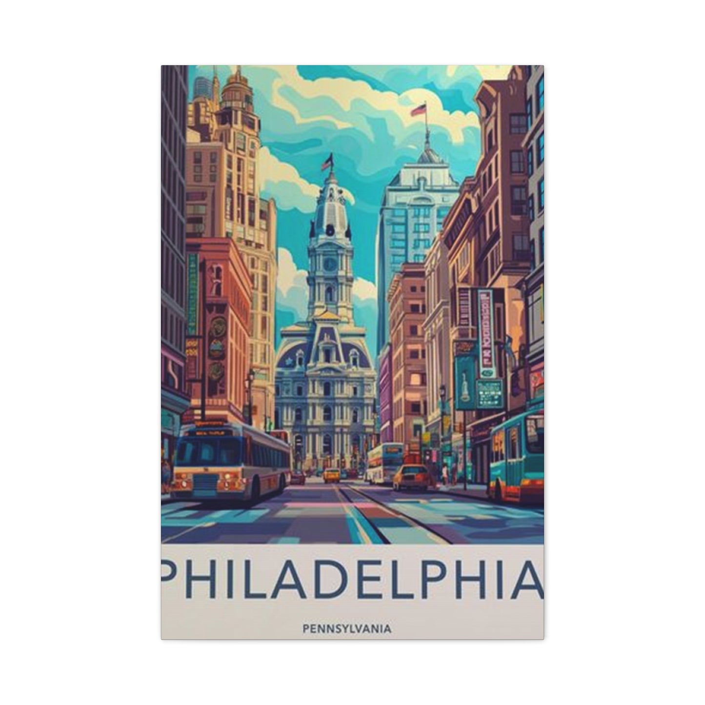 Streets Of Philadelphia Wall Art & Canvas Prints
