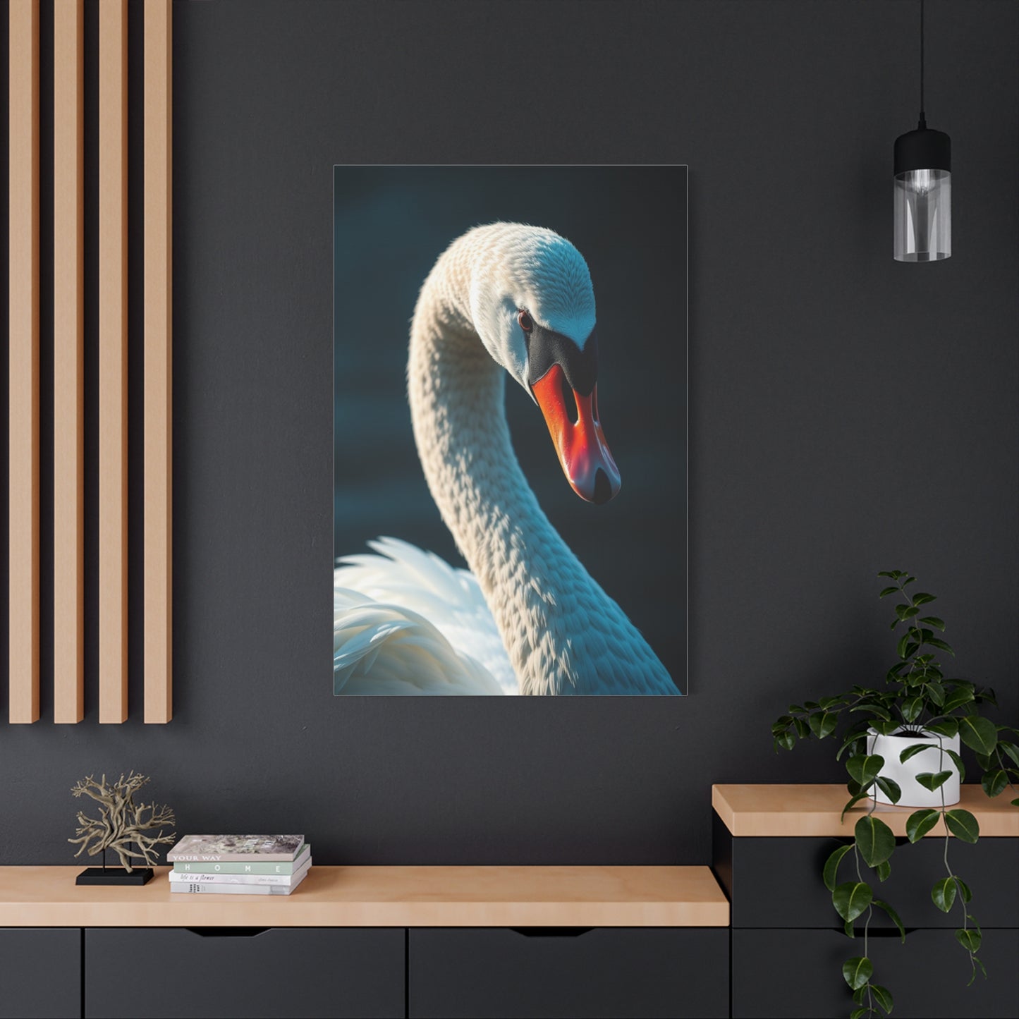 Swan Art Canvas Art 8 Wall Art & Canvas Print
