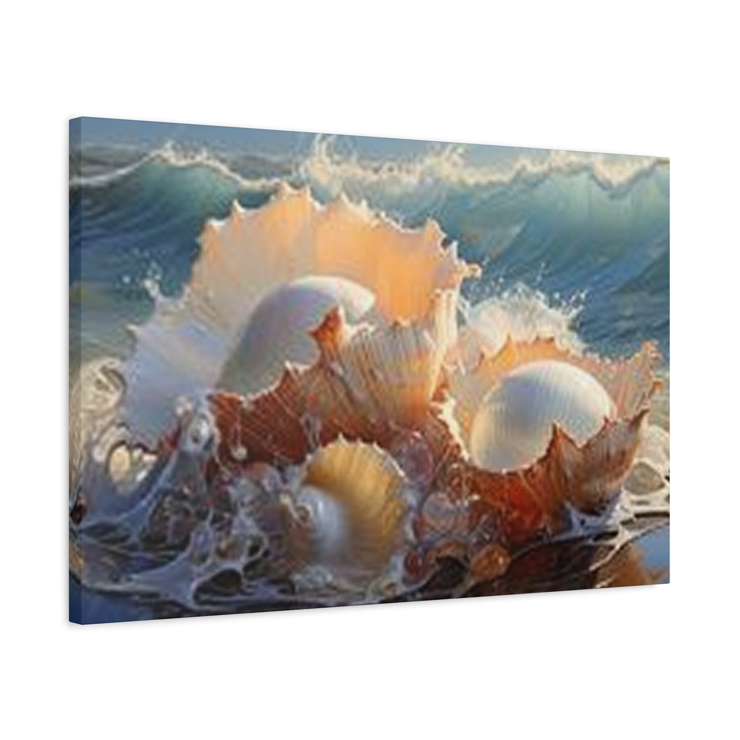 Shells At Sea Shore Wall Art & Canvas Prints