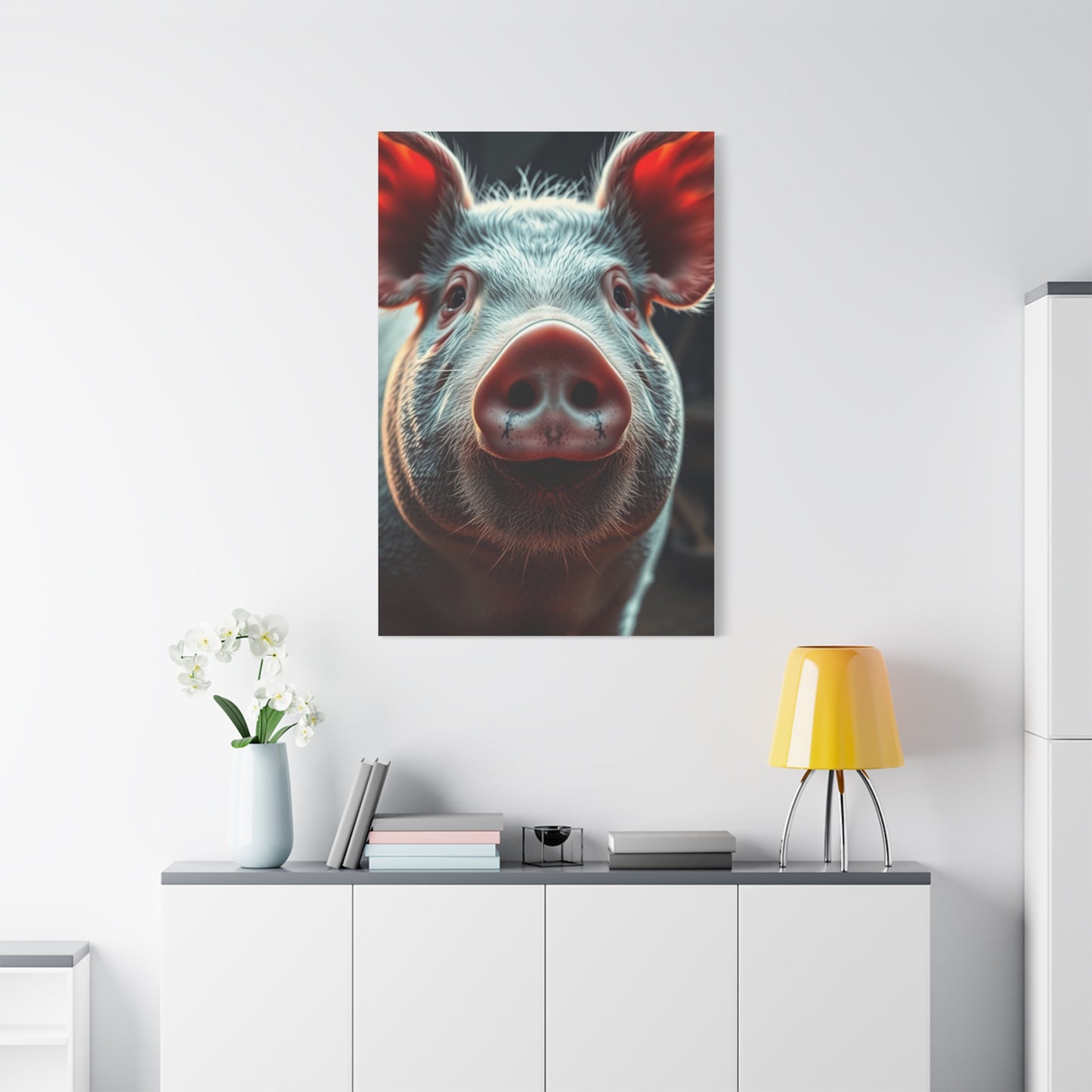Pig Art Canvas Art 6 Wall Art & Canvas Print