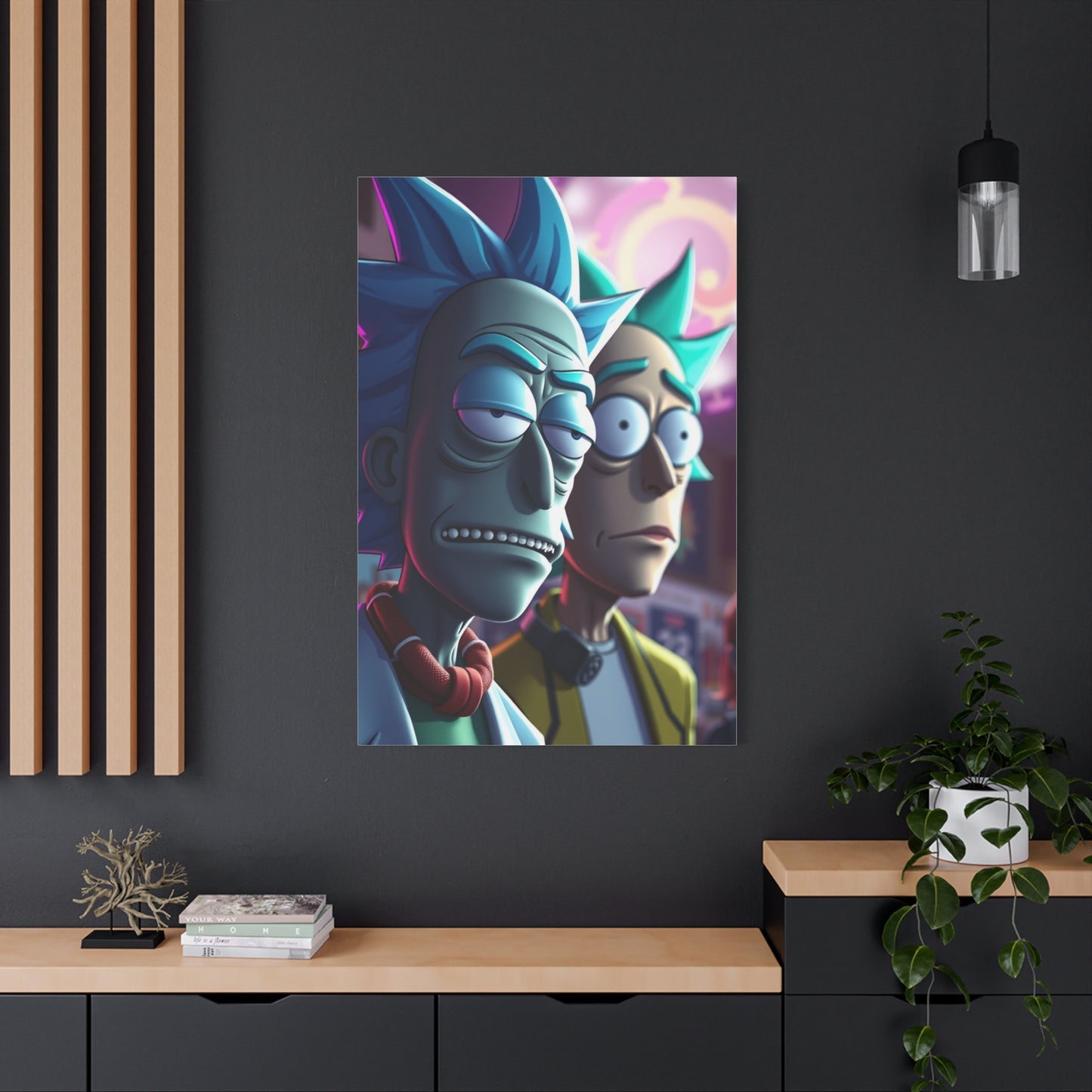 Rick and Morty Art Premium Canvas 20 Wall Art & Canvas Print