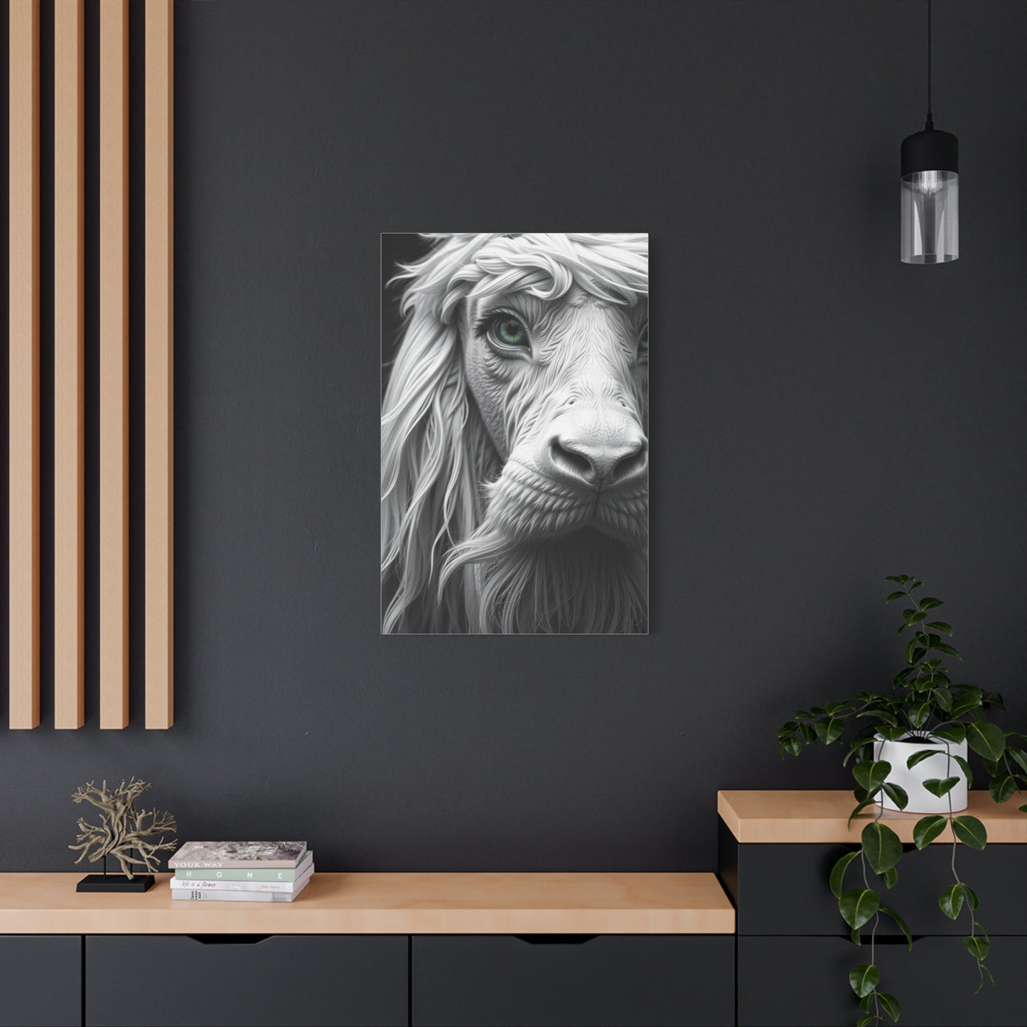 Gray & White Art Canvas Art 4 Wall Art & Canvas Print