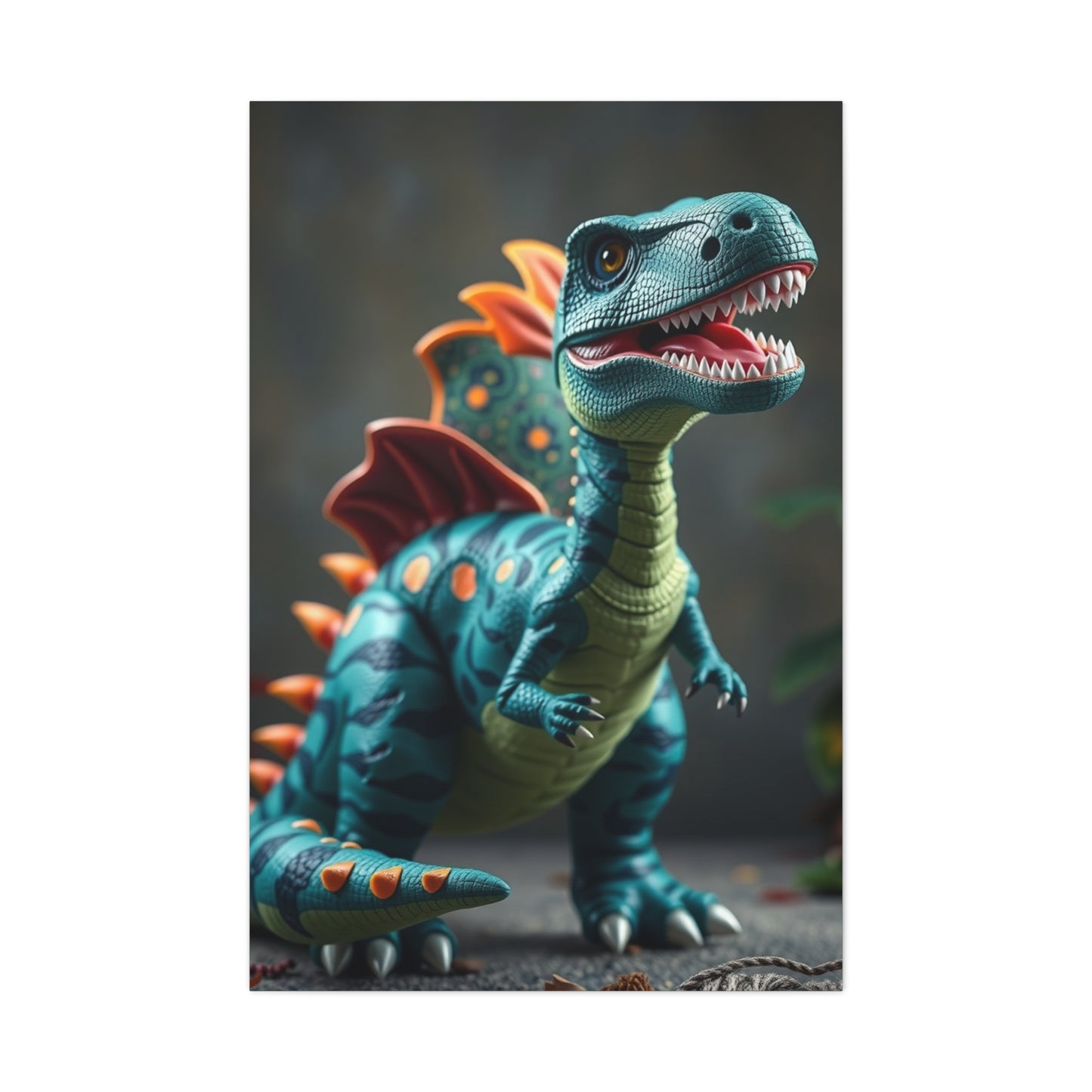 Kid’s Dinosaur Art Canvas Art 9 Wall Art & Canvas Print