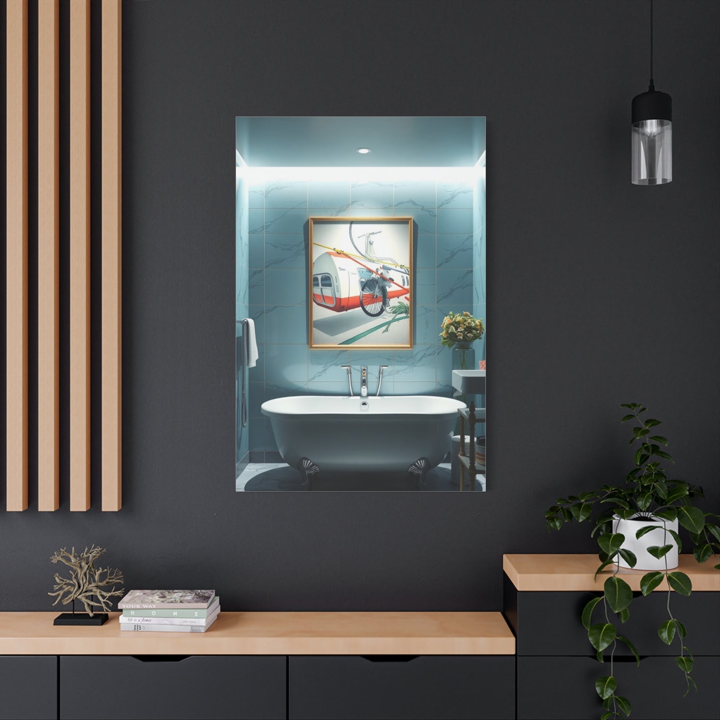 Majestic Bath Canvas Ensemble Wall Art & Canvas Print