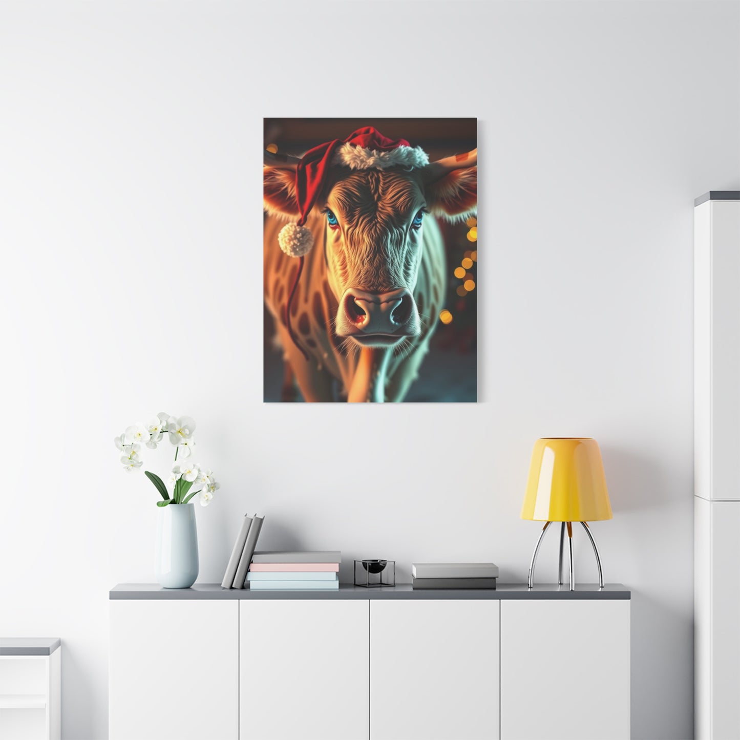 Festive Cattle Reverie Art wall art & canvas print