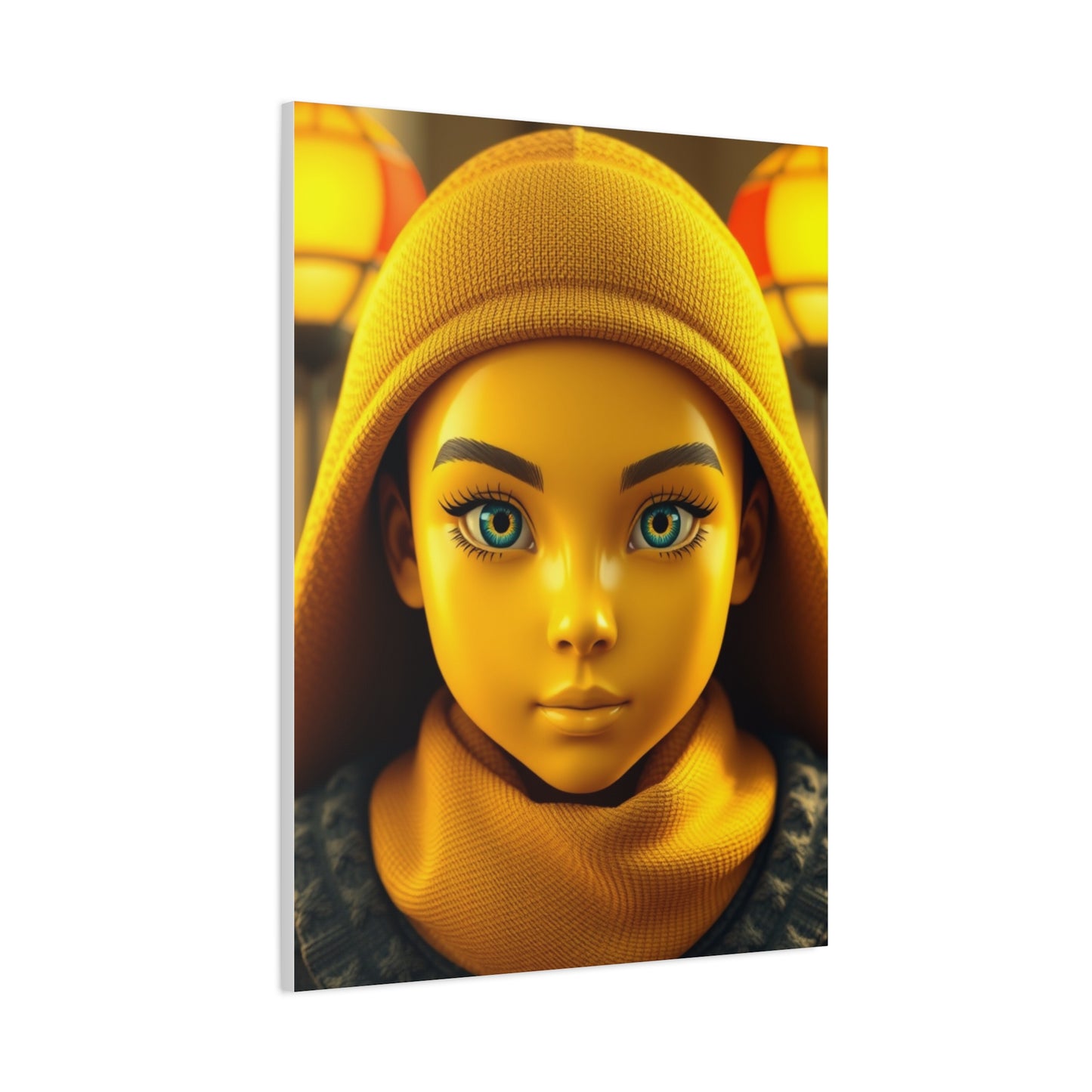 Radiant Ochre Tableau Wall Art & Canvas Print