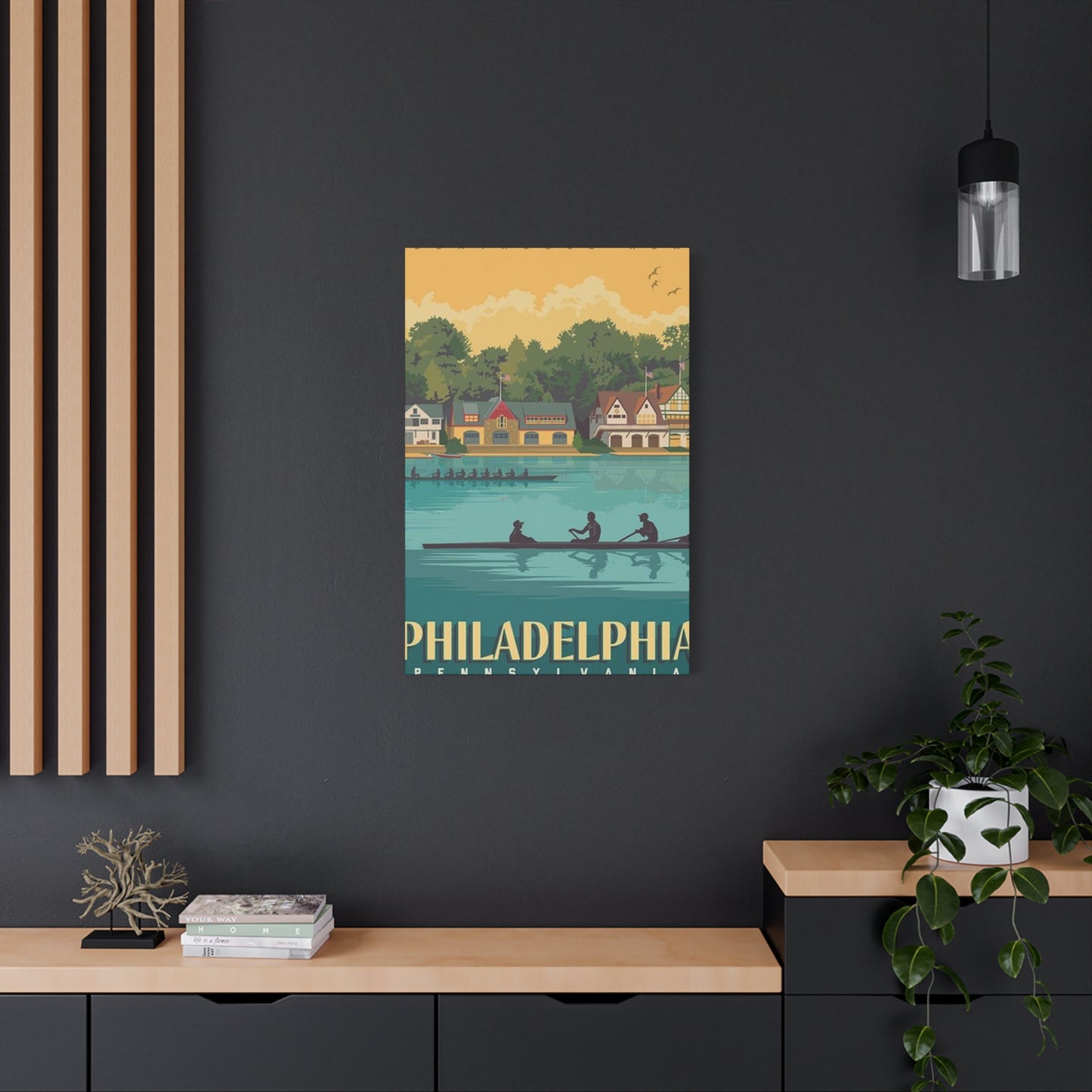 River Kayaking In Philadelphia Wall Art & Canvas Prints
