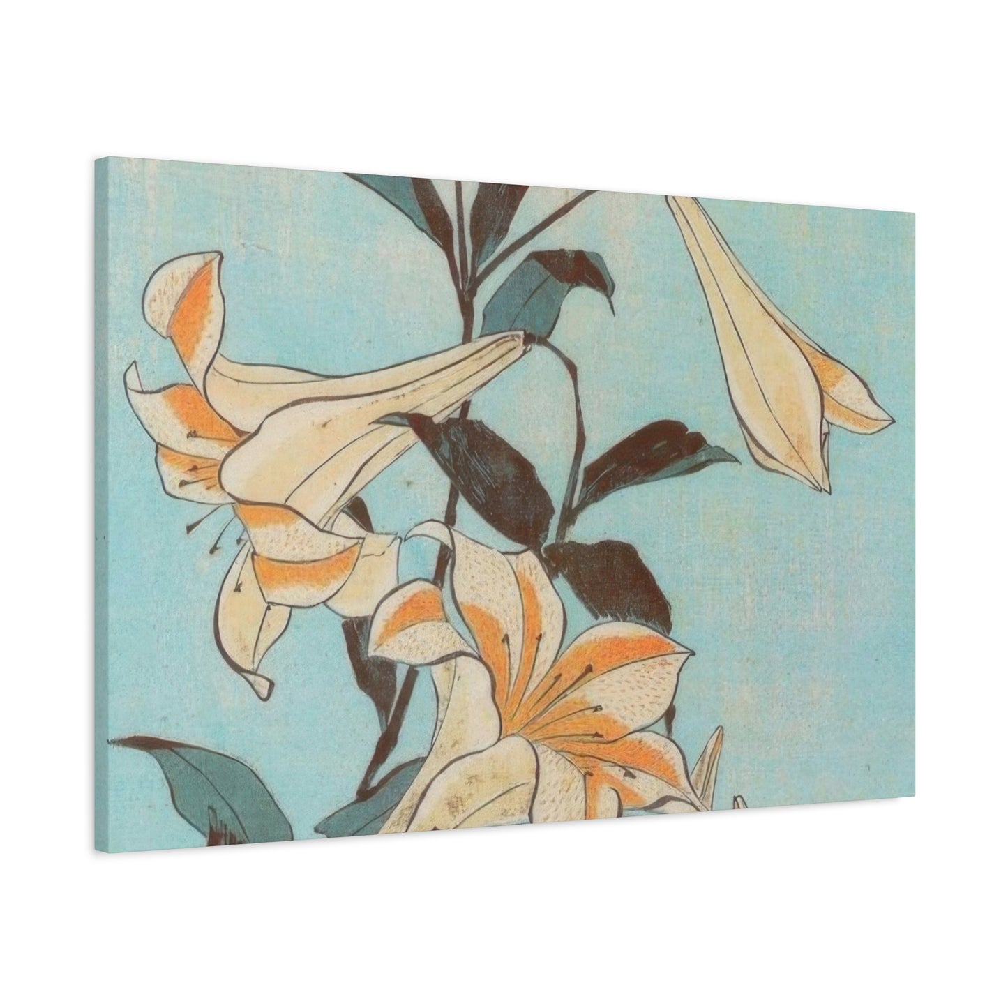 Katsushika Hokusai Ai Lilies Wall Art & Canvas Prints